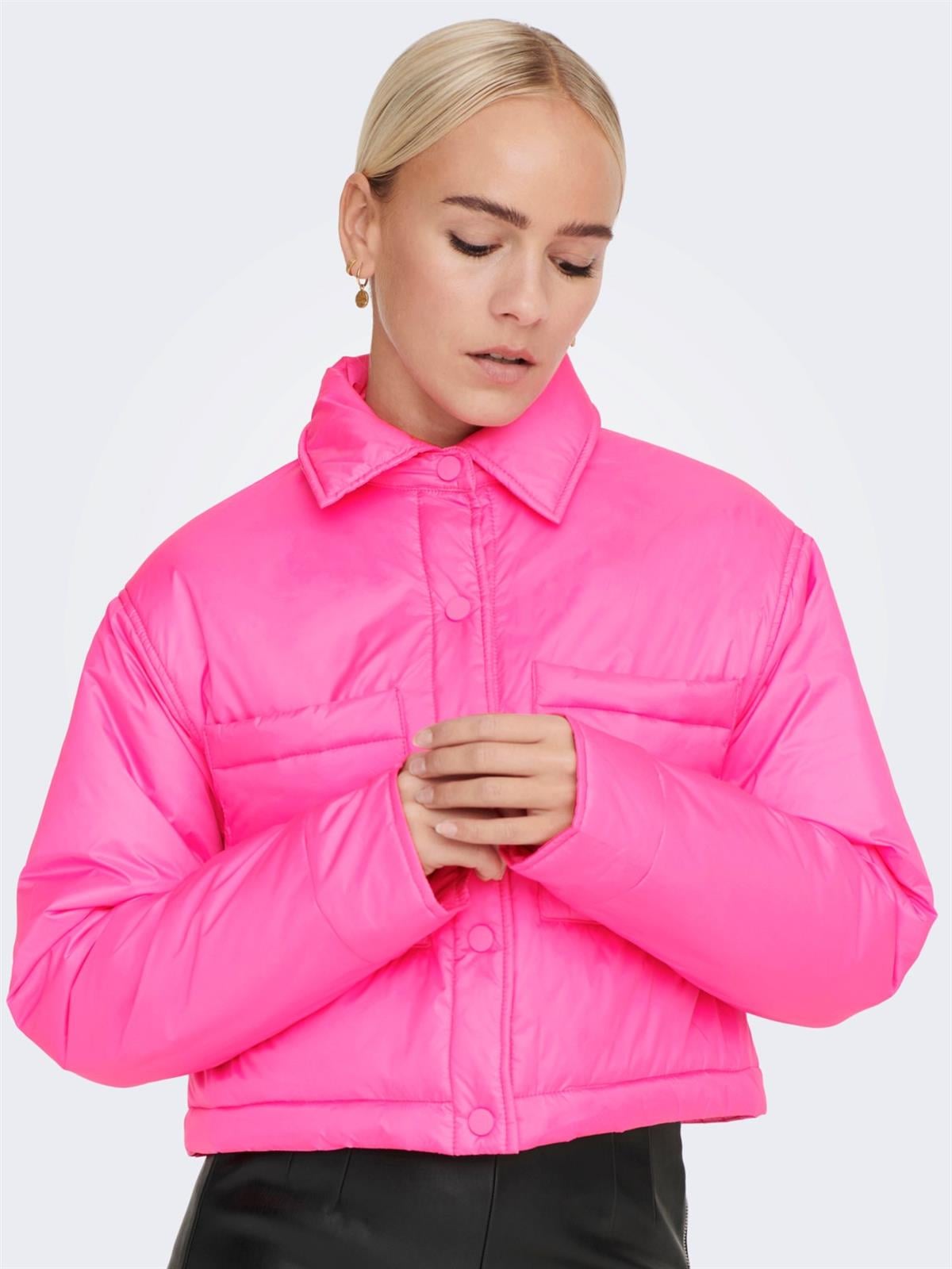 Only Kadın Pembe Kısa Ceket Mont ONLCASSIDY - 15285354 - Only - 15285354
