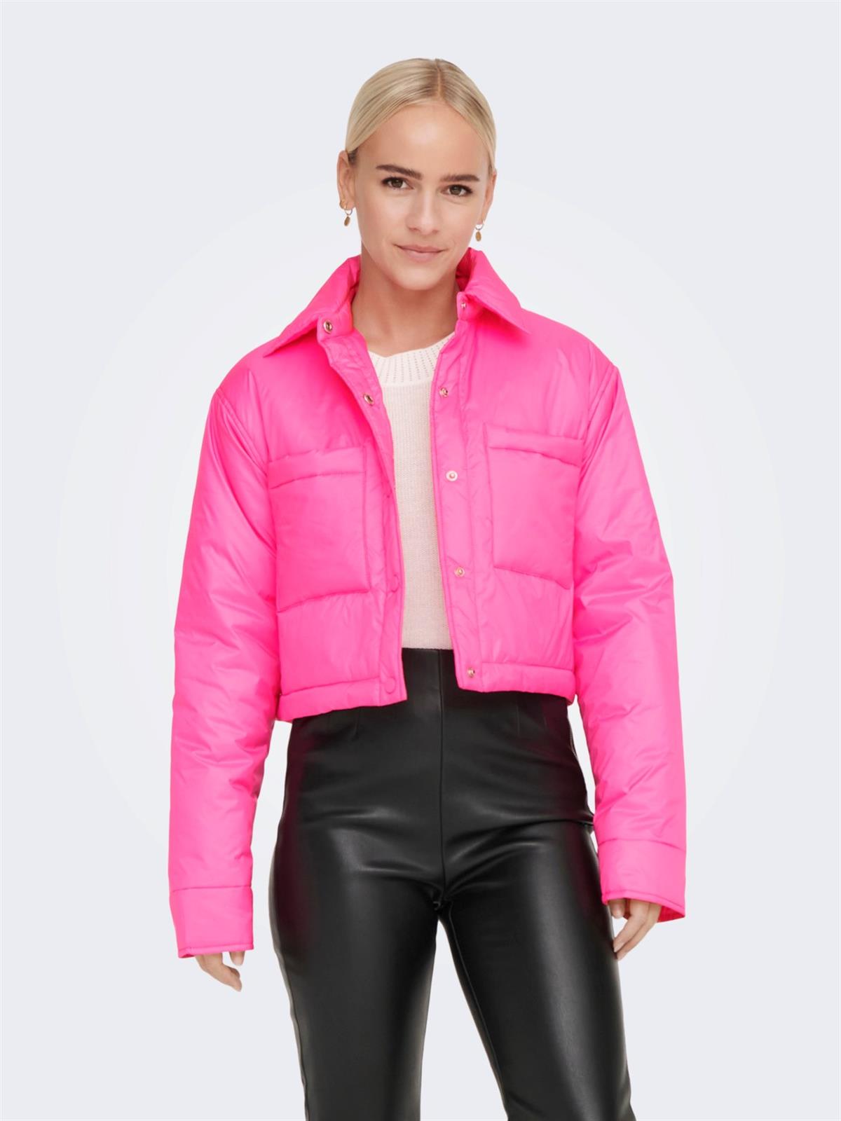 Only Kadın Pembe Kısa Ceket Mont ONLCASSIDY - 15285354 - Only - 15285354