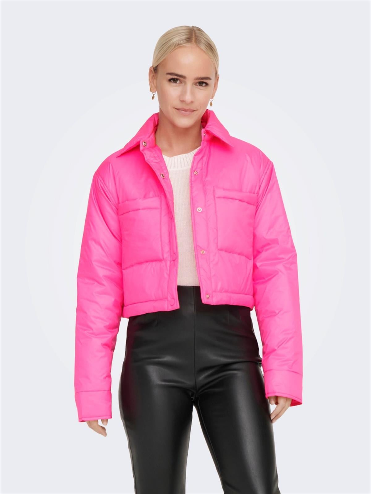 Only Kadın Pembe Kısa Ceket Mont ONLCASSIDY - 15285354 - Only - 15285354