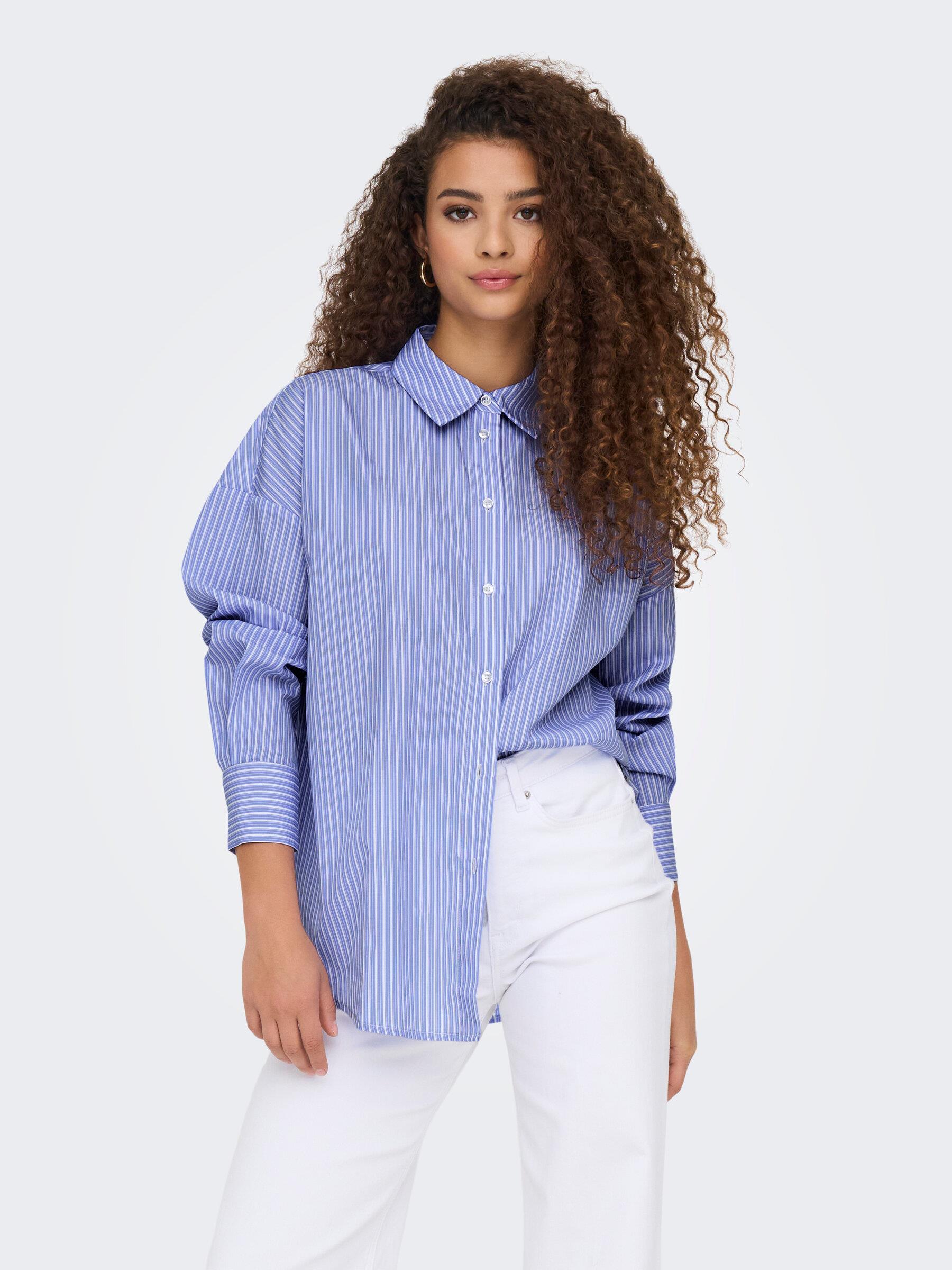 Only Kadın Regular Fit Düşük Omuz Gömlek - 15343842 - Only - 15343842