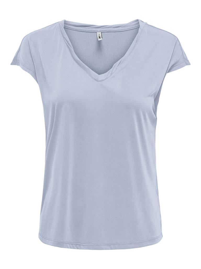 Only Kadın Regular Fit V Yaka Basic T-Shirt - 15326642 - Only - 15326642-V