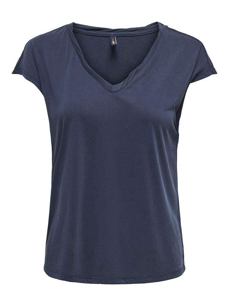 Only Kadın Regular Fit V Yaka Basic T-Shirt - 15326642 - Only - 15326642-V