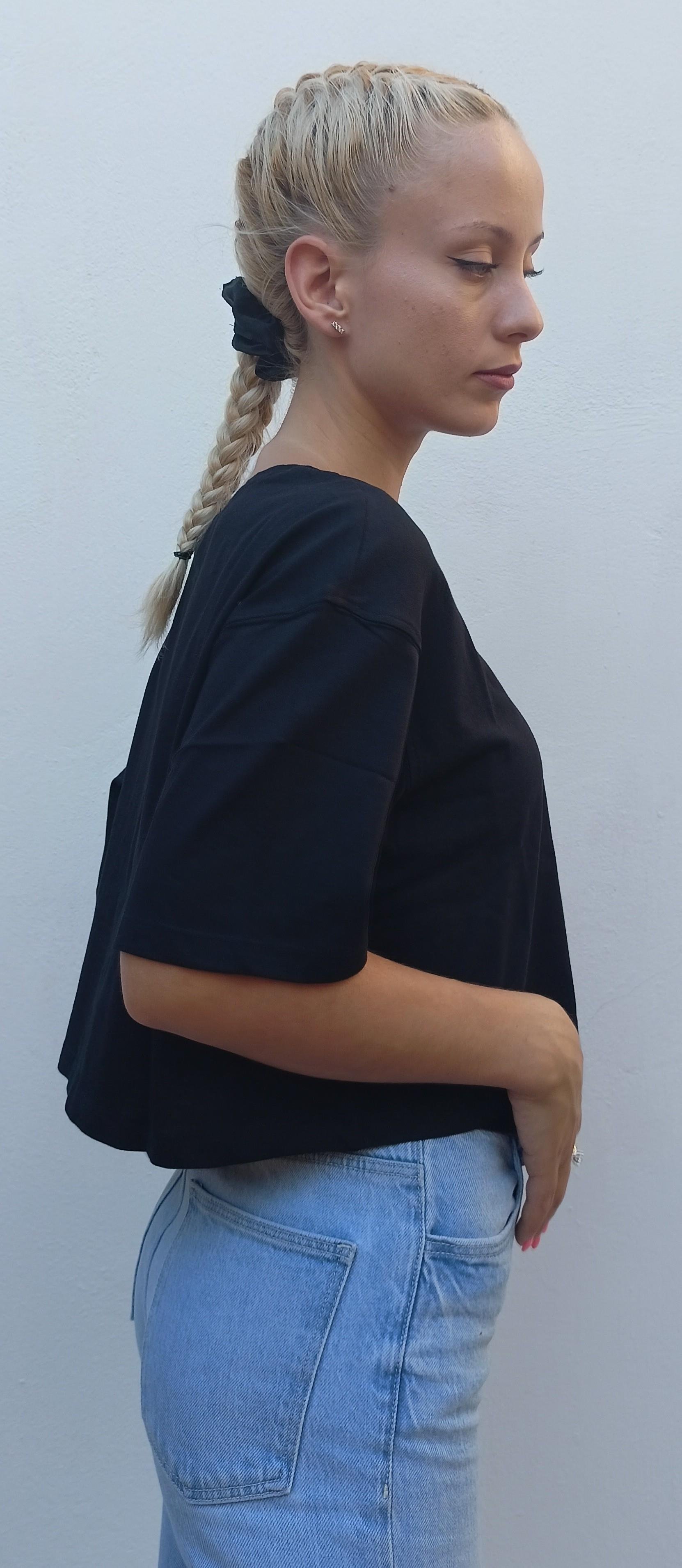 Only Kadın Renkli Crop T-Shirt - 15260935 - Only - 15260935