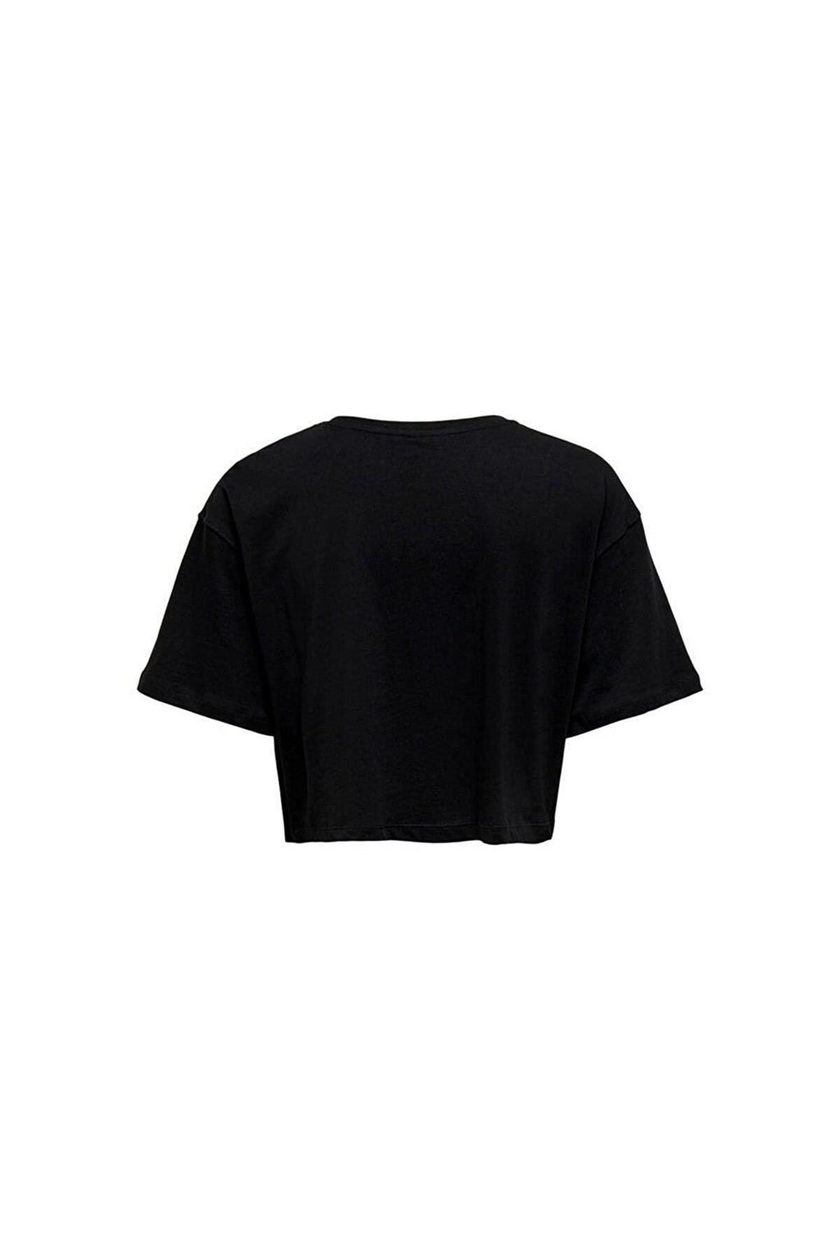Only Kadın Renkli Crop T-Shirt - 15260935 - Only - 15260935