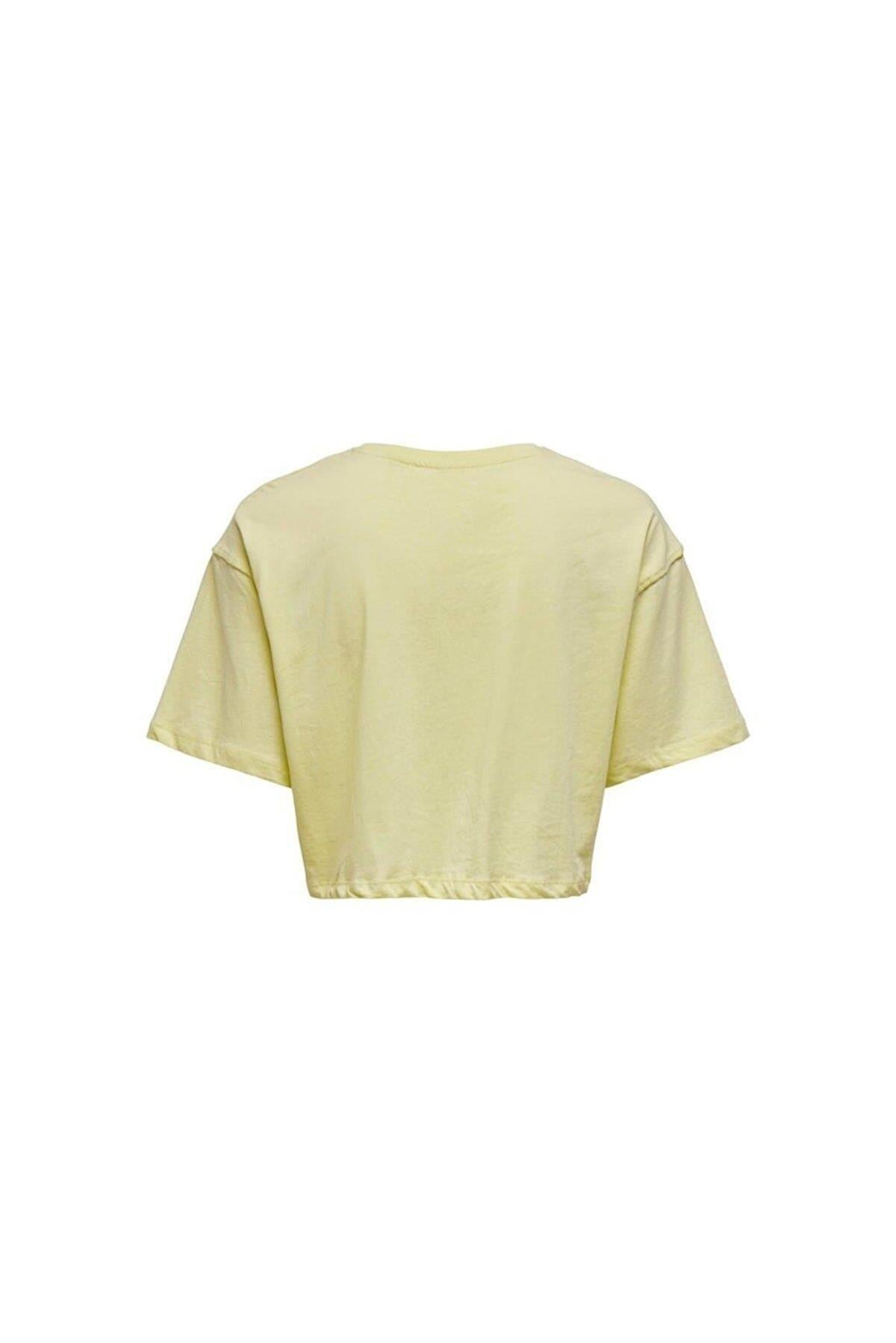 Only Kadın Renkli Crop T-Shirt - 15260935 - Only - 15260935