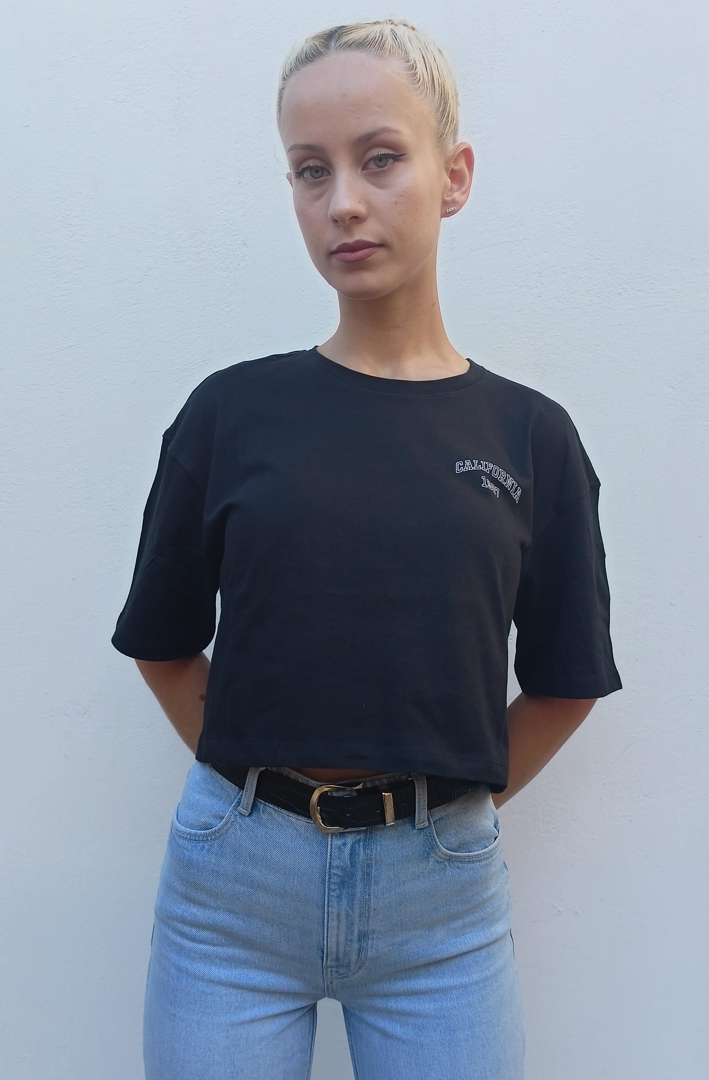 Only Kadın Renkli Crop T-Shirt - 15260935 - Only - 15260935