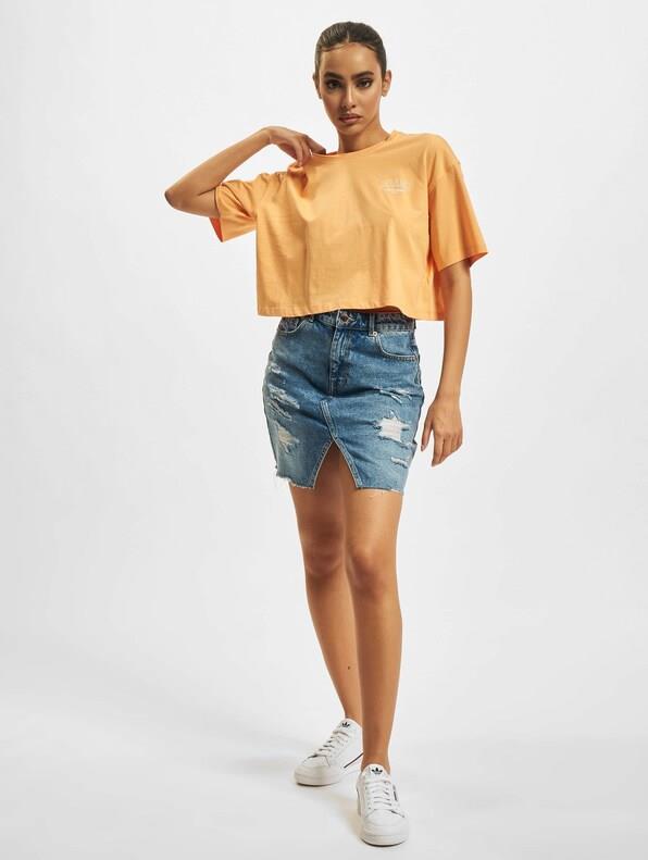 Only Kadın Renkli Crop T-Shirt - 15260935 - Only - 15260935