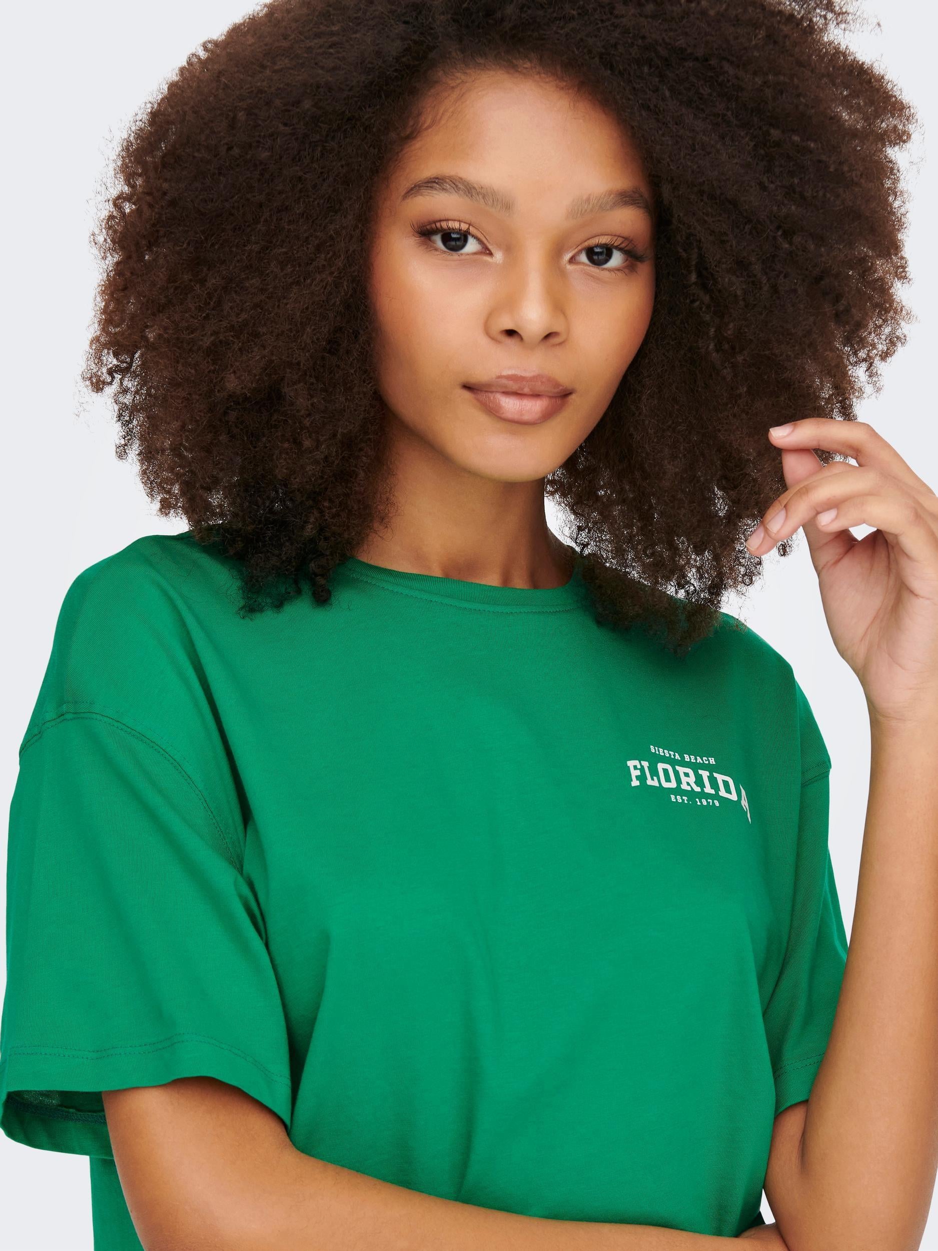 Only Kadın Renkli Crop T-Shirt - 15260935 - Only - 15260935