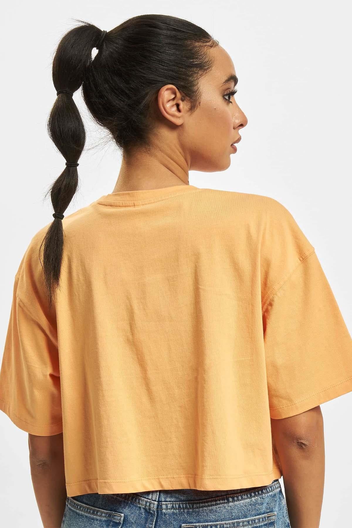 Only Kadın Renkli Crop T-Shirt - 15260935 - Only - 15260935