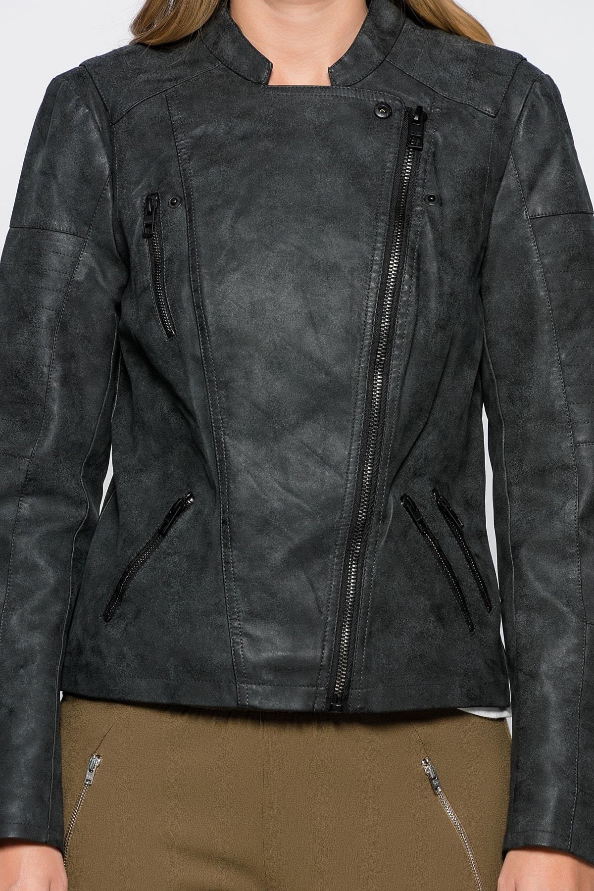 Only Kadın Suni Biker Phantom Ava Ceket - 15102997 - Only - 15102997