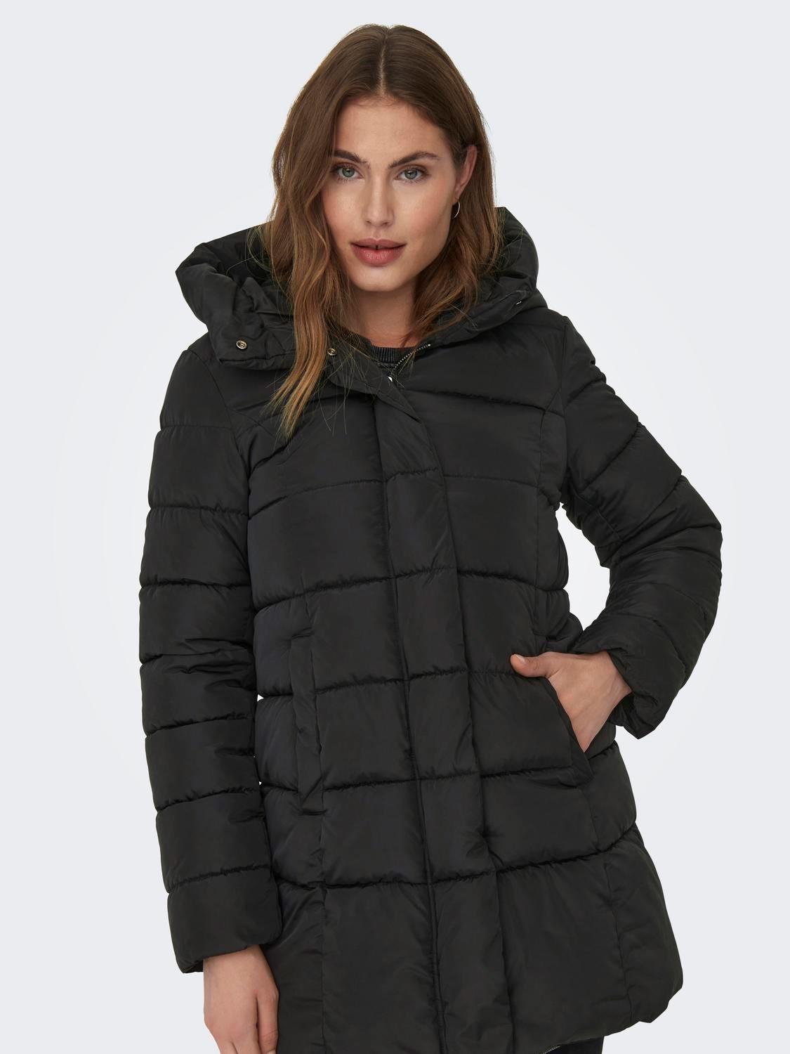 Only Kadın Uzun Kapüşonlu Şişme Mont - 15304782 - Only - 15304782