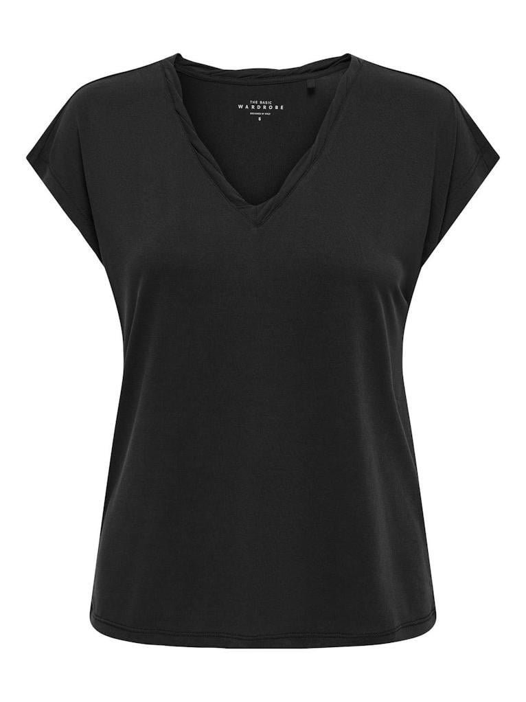 Only Kadın V Yaka Basic T-shirt - 15326642 - Only - 15326642