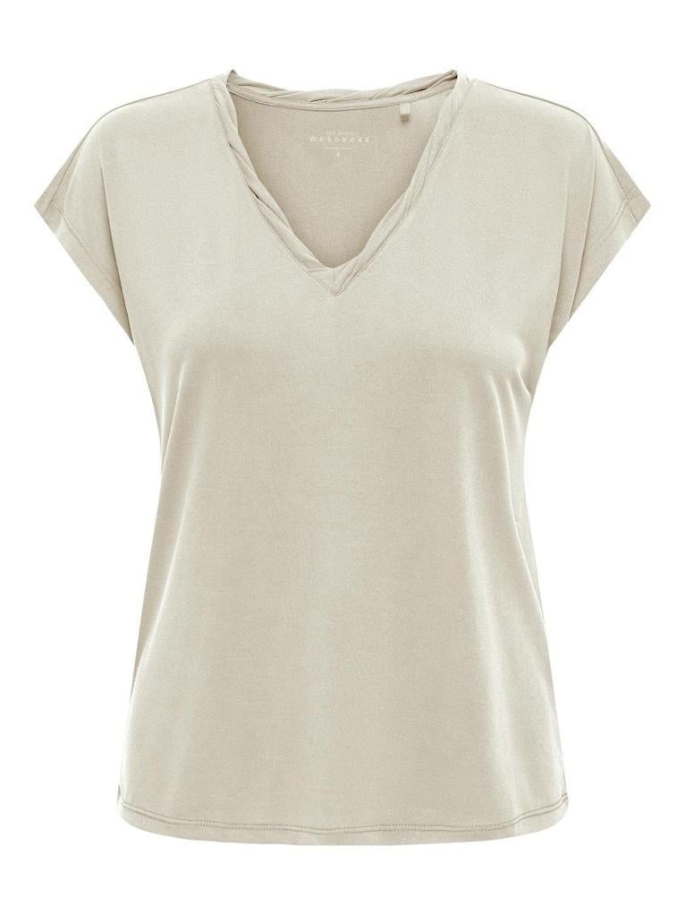 Only Kadın V Yaka Basic T-shirt - 15326642 - Only - 15326642
