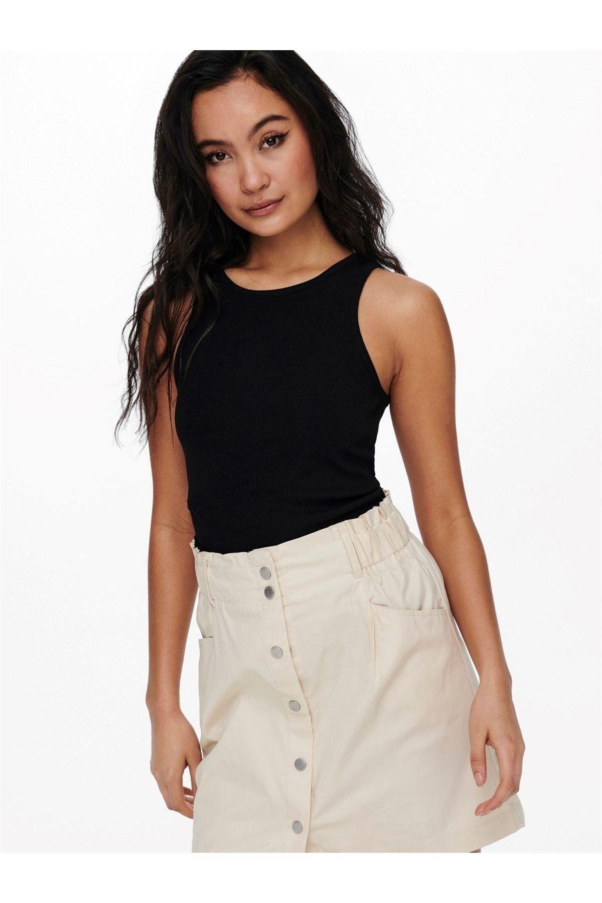 Only Kolsuz Regular Fit Günlük Atlet T-shirt Onlkenya Tank Top-15234659  - Only - 22YBONLYATL0001