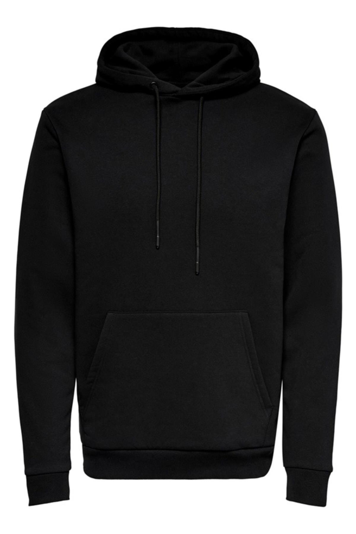 Only & Sons Ceres Erkek Sweatshirt - 22018685-Black - Only & Sons - 22018685-Black