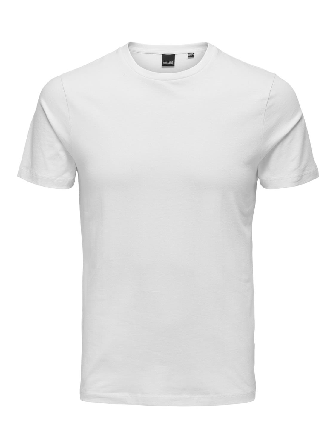 Only & Sons Erkek 2'li Bisiklet Yaka T-shirt - 22021181 - Only & Sons - 22021181