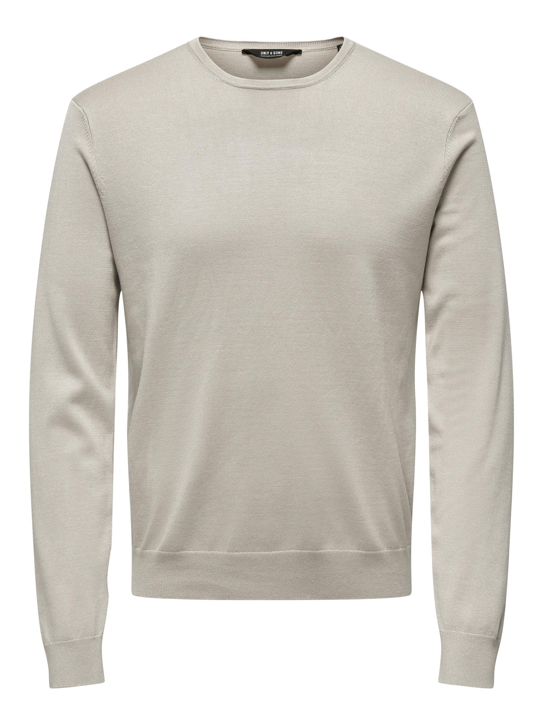 Only & Sons Erkek Bisiklet Yaka Regular Fit Kazak - 22020088 - Only & Sons - 22020088