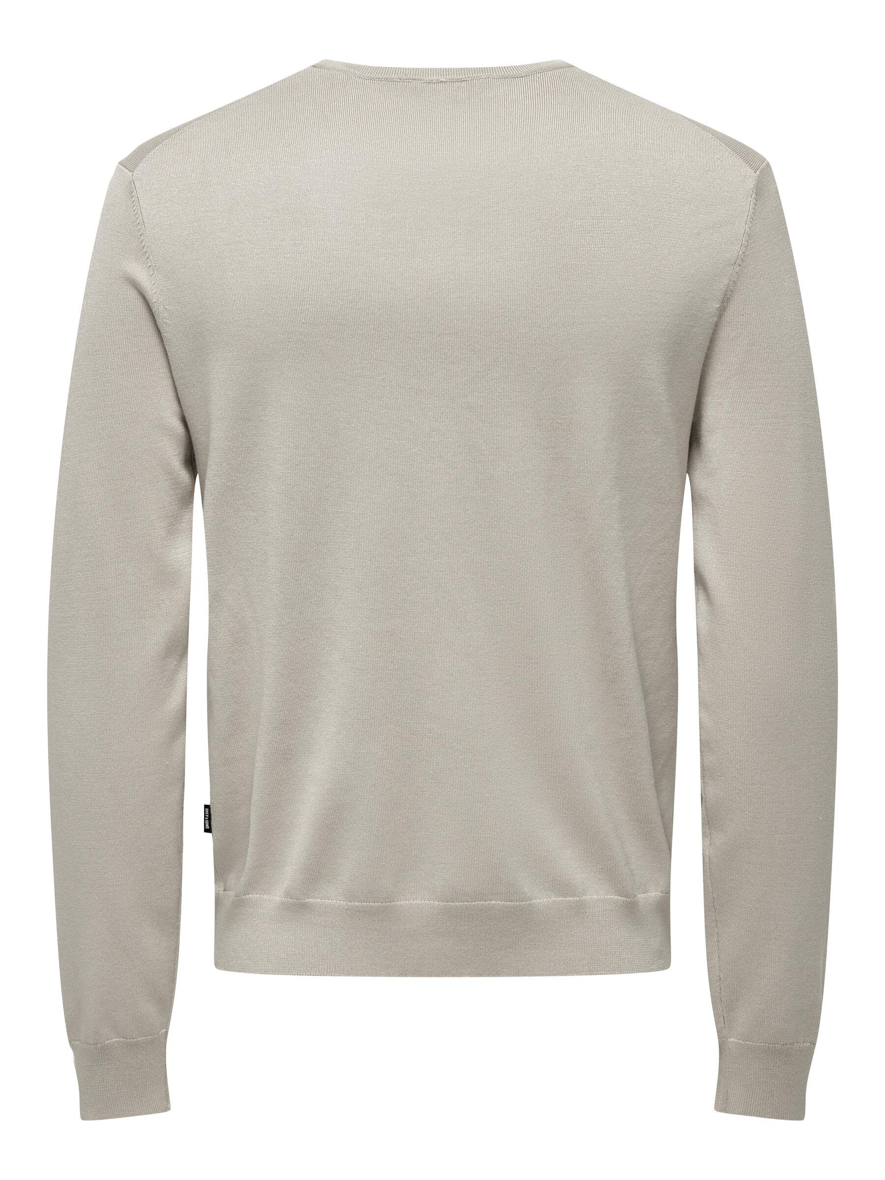 Only & Sons Erkek Bisiklet Yaka Regular Fit Kazak - 22020088 - Only & Sons - 22020088