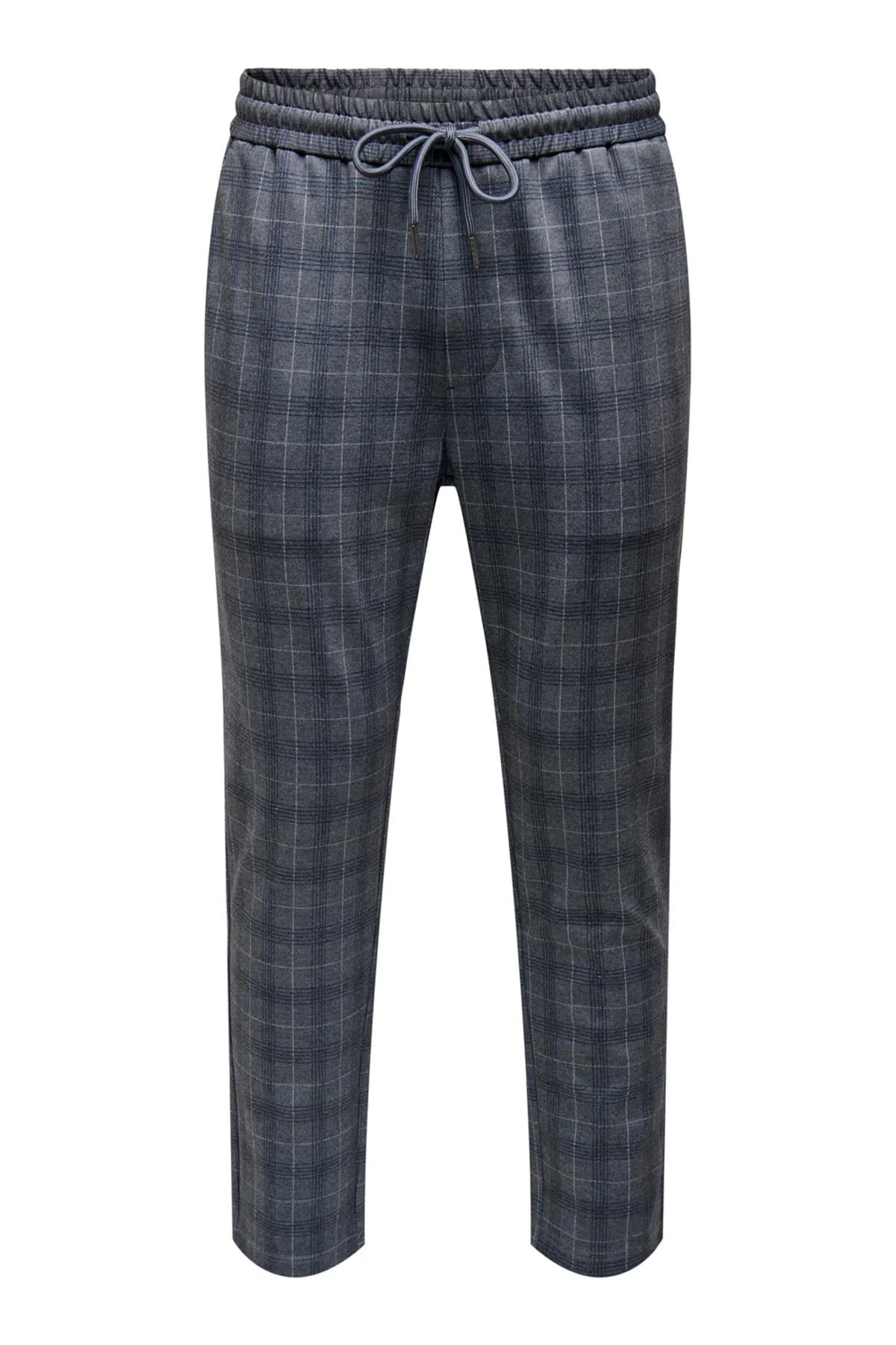 Only & Sons Erkek Casual Çizgili Günlük Jogger Pantolon ONSLINUS - 22024456  - Only & Sons - 22024456