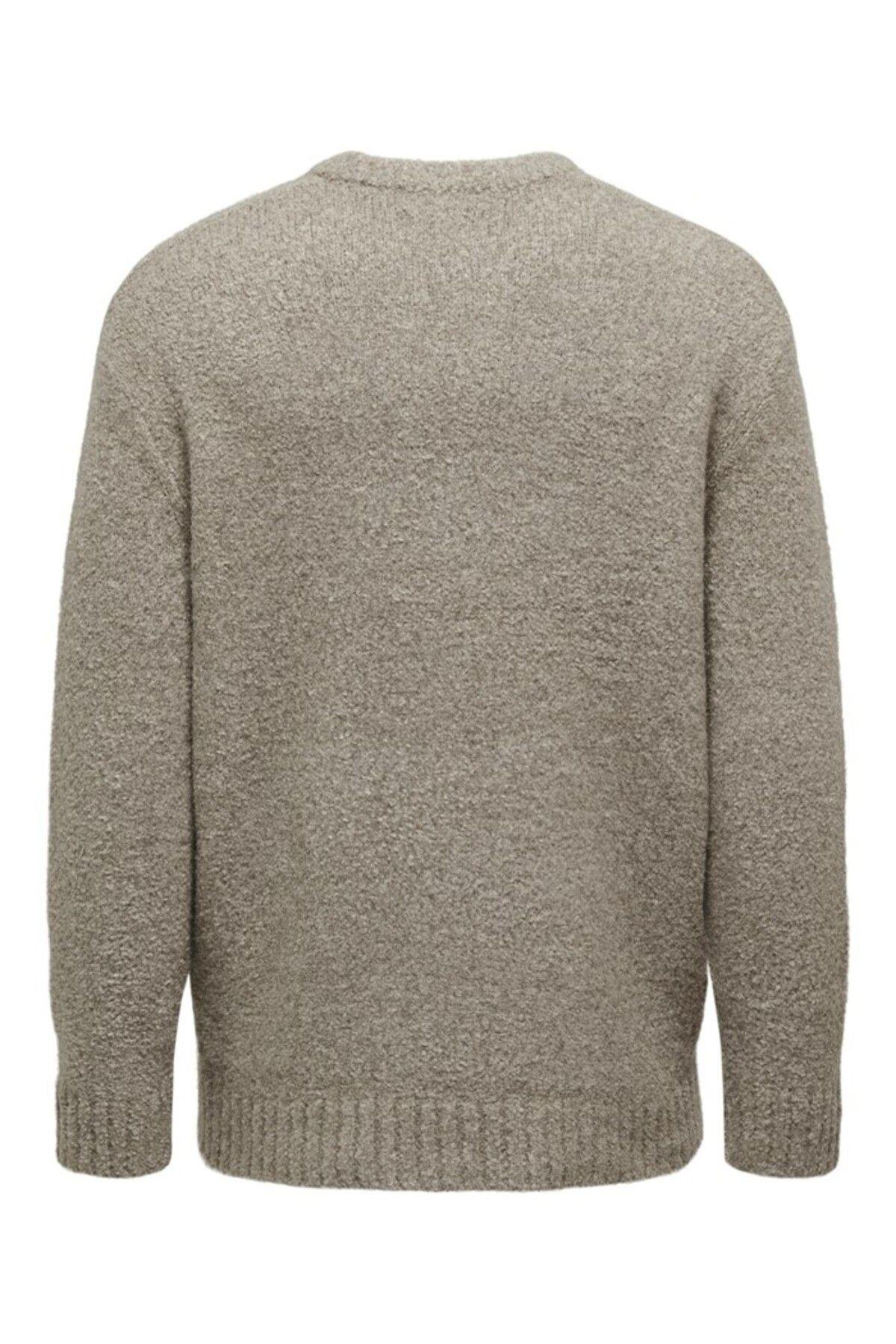 Only & Sons Erkek Chinchilla Örgü Sweatshirt - 22027150 - Only & Sons - 22027150