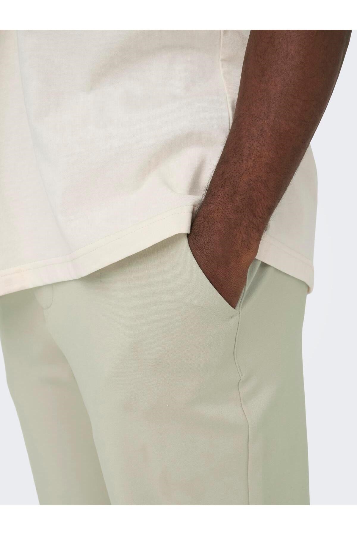 Only & Sons Erkek Chino Krem Pantolon - 22037907 - Only & Sons - 22037907-1