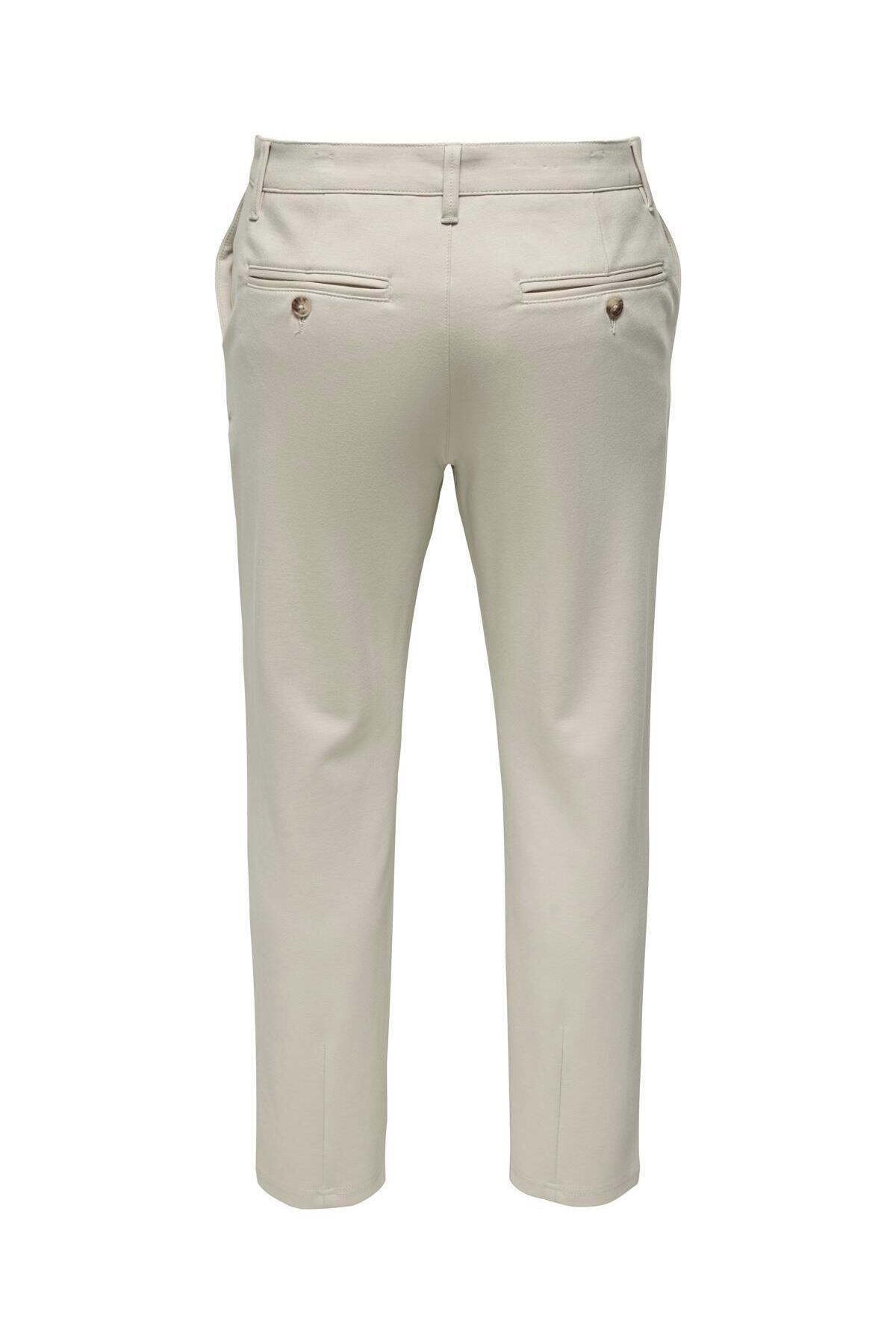 Only & Sons Erkek Chino Krem Pantolon - 22037907 - Only & Sons - 22037907-1