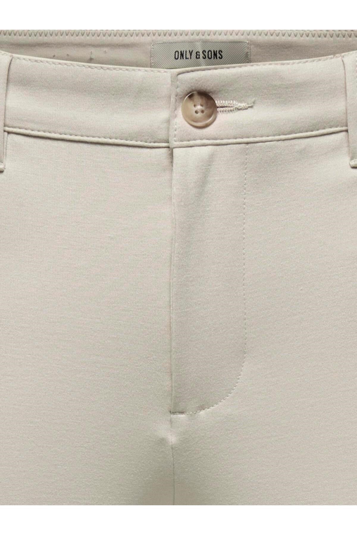 Only & Sons Erkek Chino Krem Pantolon - 22037907 - Only & Sons - 22037907-1