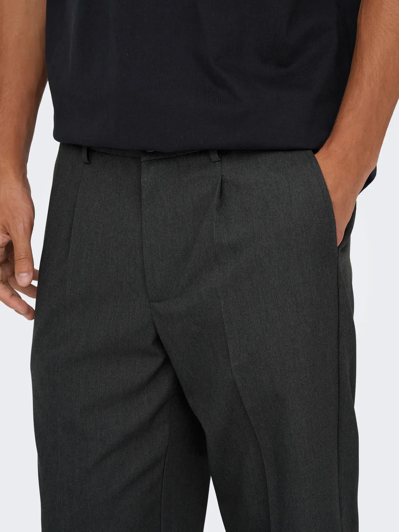 Only & Sons Erkek Chino Siyah Pantolon - 22035160 - Only & Sons - 22035160