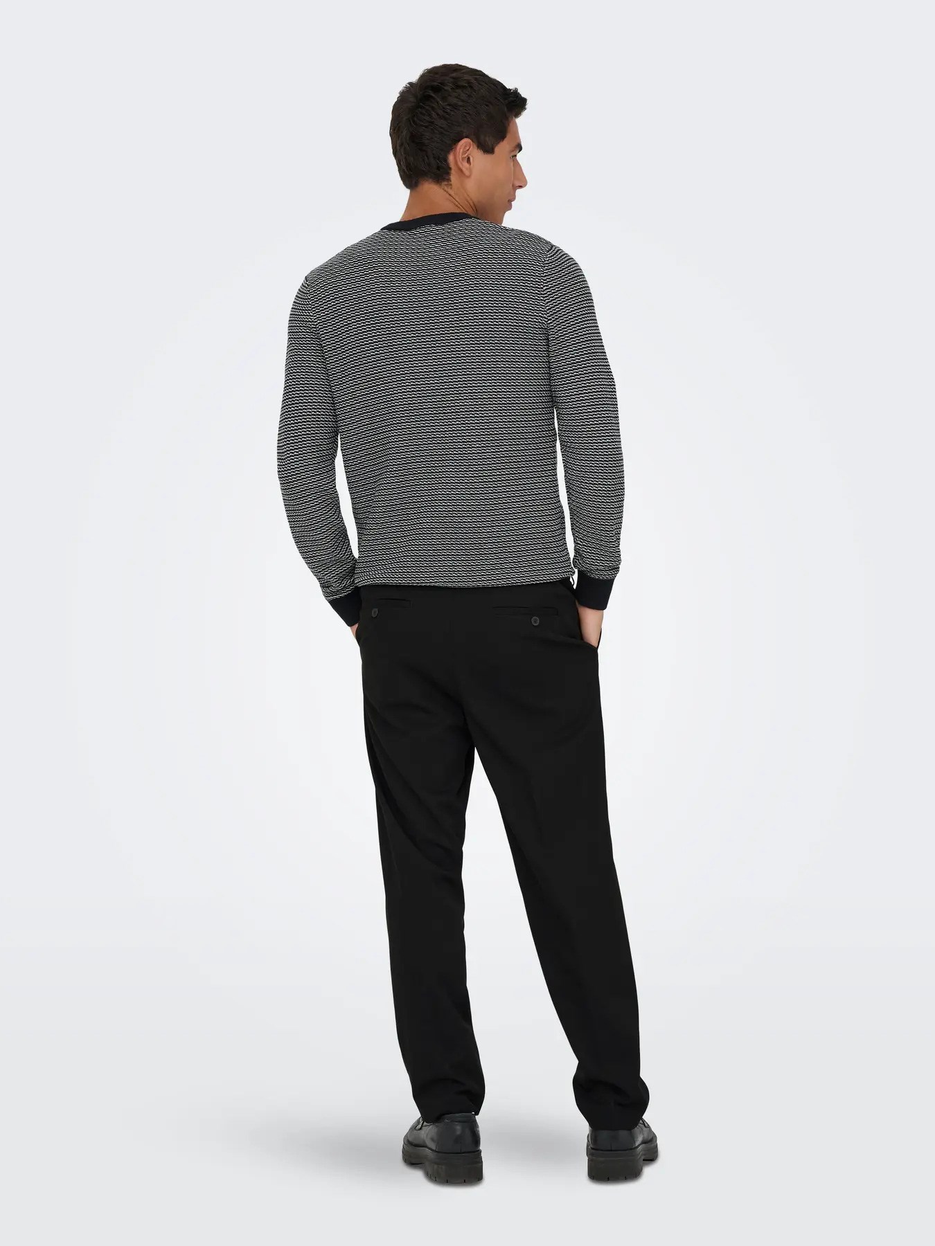 Only & Sons Erkek Chino Siyah Pantolon - 22035160 - Only & Sons - 22035160