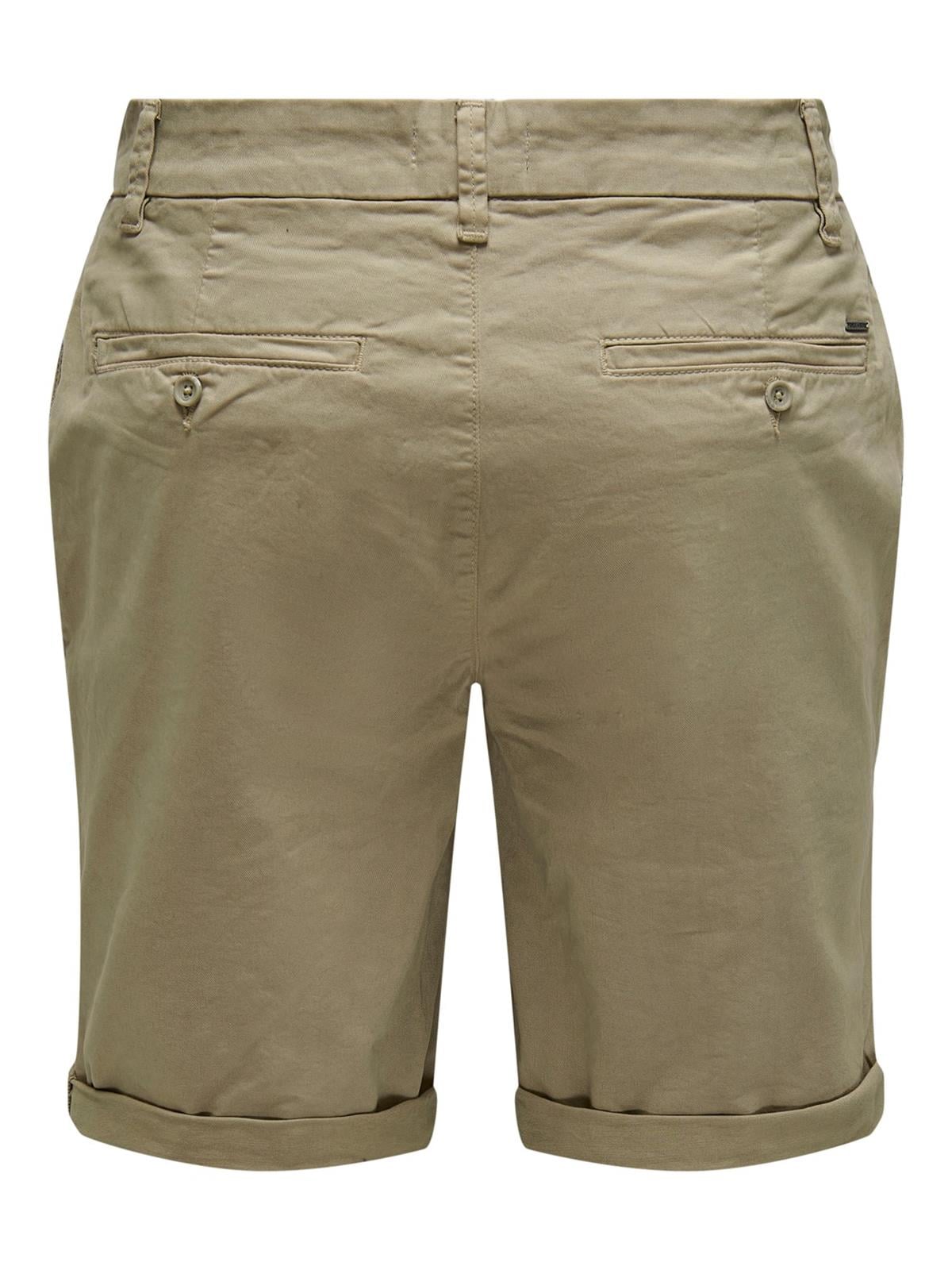 Only & Sons Erkek Chino Şort ONSPETER REG TWILL 4481 SHORTS 22024481 - Only & Sons - 22024481