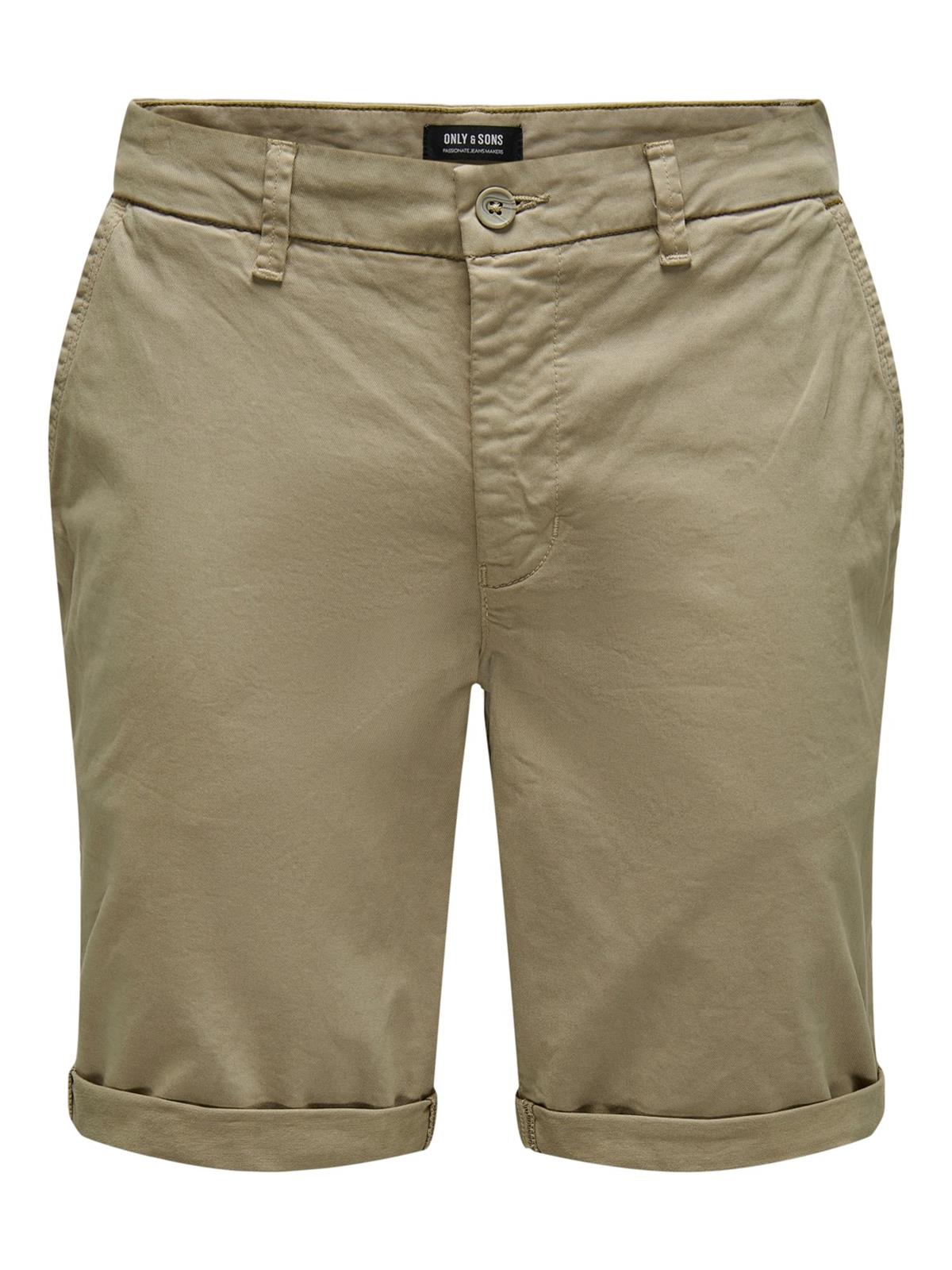 Only & Sons Erkek Chino Şort ONSPETER REG TWILL 4481 SHORTS 22024481 - Only & Sons - 22024481