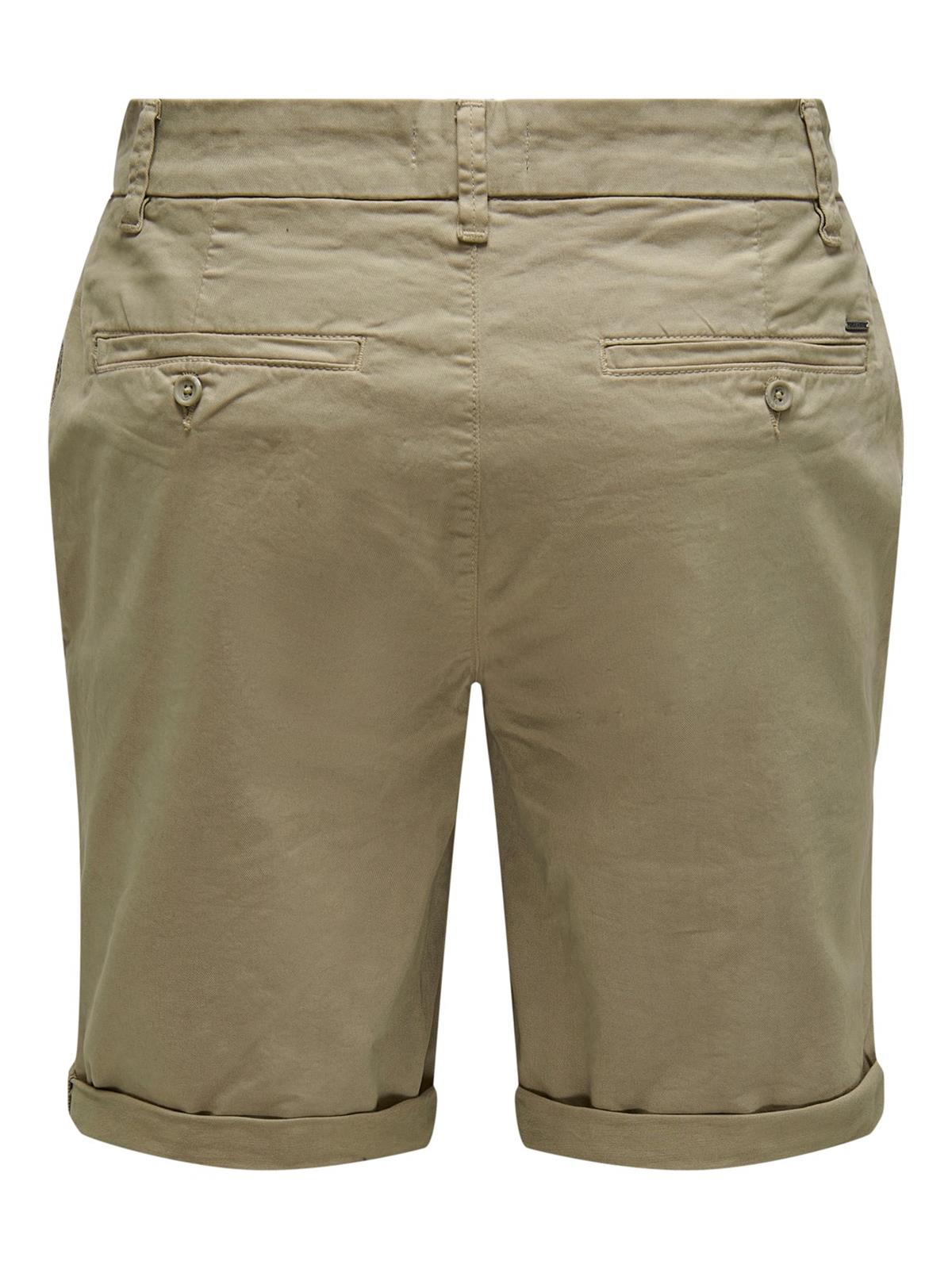 Only & Sons Erkek Chino Şort ONSPETER REG TWILL 4481 SHORTS 22024481 - Only & Sons - 22024481