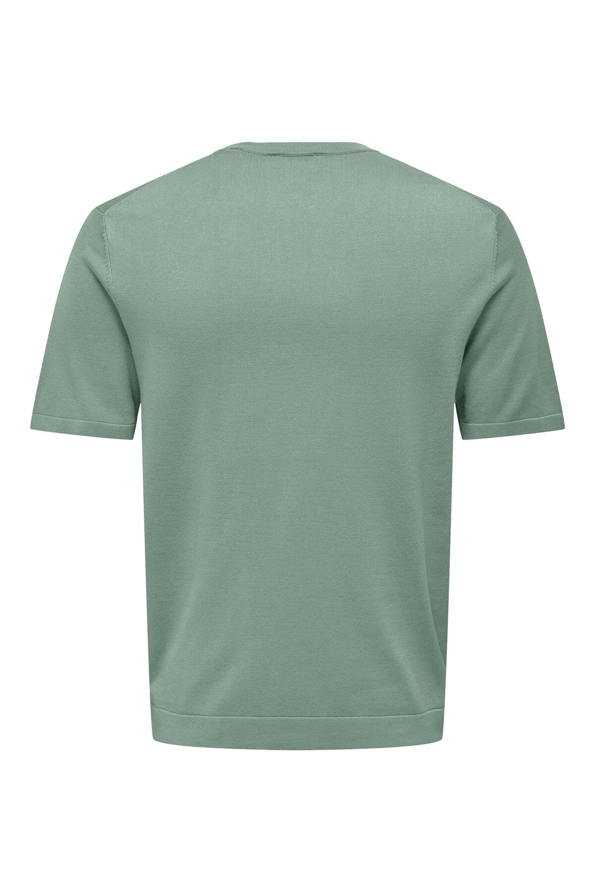 Only & Sons Erkek Düz Basic Yeşil T-Shirt-22022928 - Only & Sons - 22022928-5