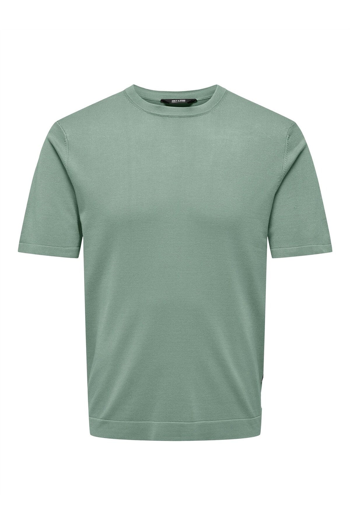 Only & Sons Erkek Düz Basic Yeşil T-Shirt-22022928 - Only & Sons - 22022928-5