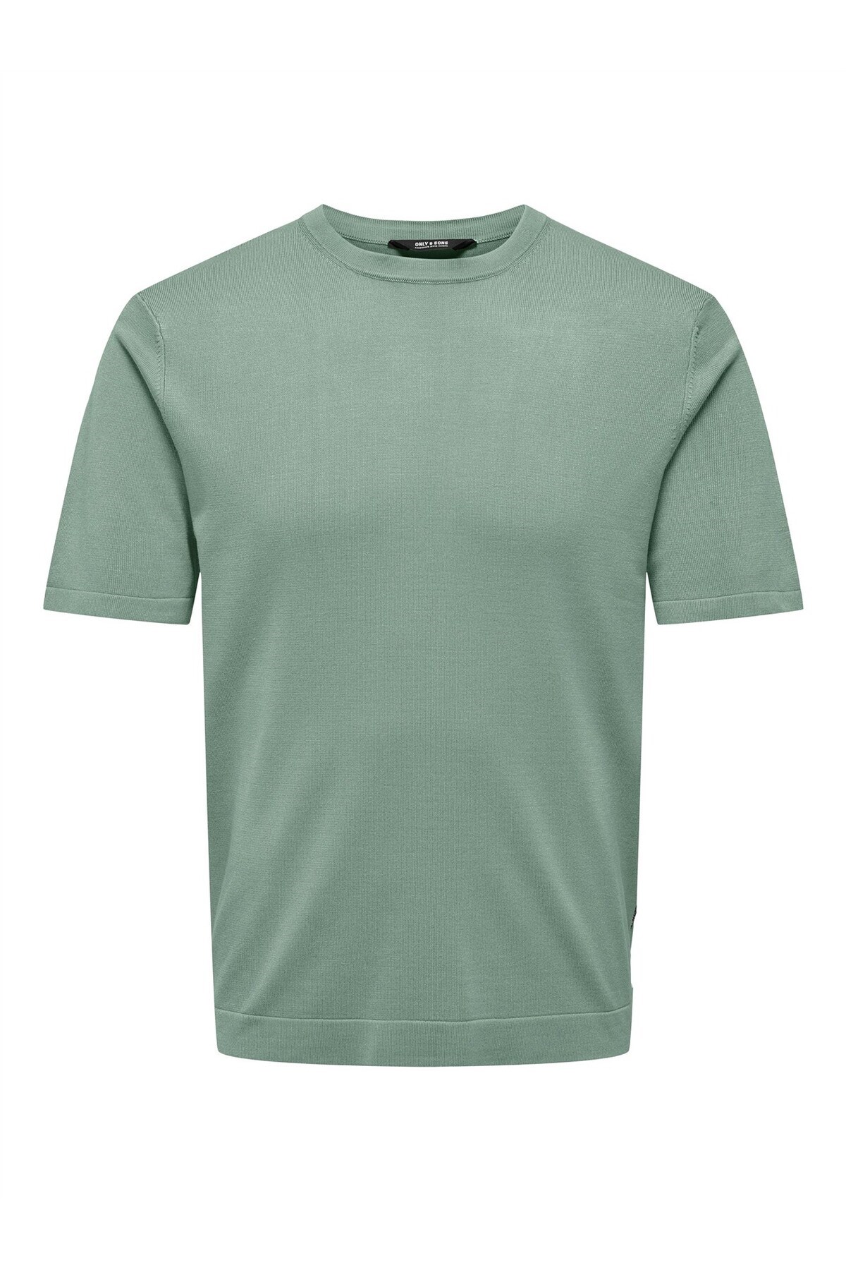 Only & Sons Erkek Düz Basic Yeşil T-Shirt-22022928 - Only & Sons - 22022928-5