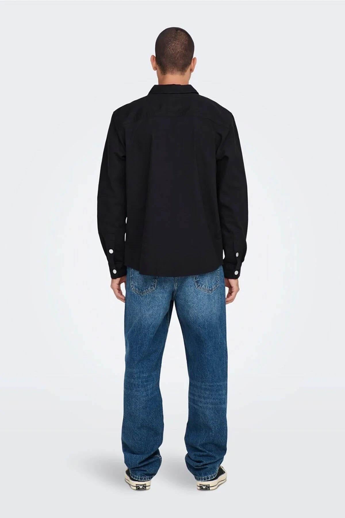 Only & Sons Erkek Gömlek ONSTRON OVR TWILL LS SHIRT 22024161 - Only & Sons - 22024161