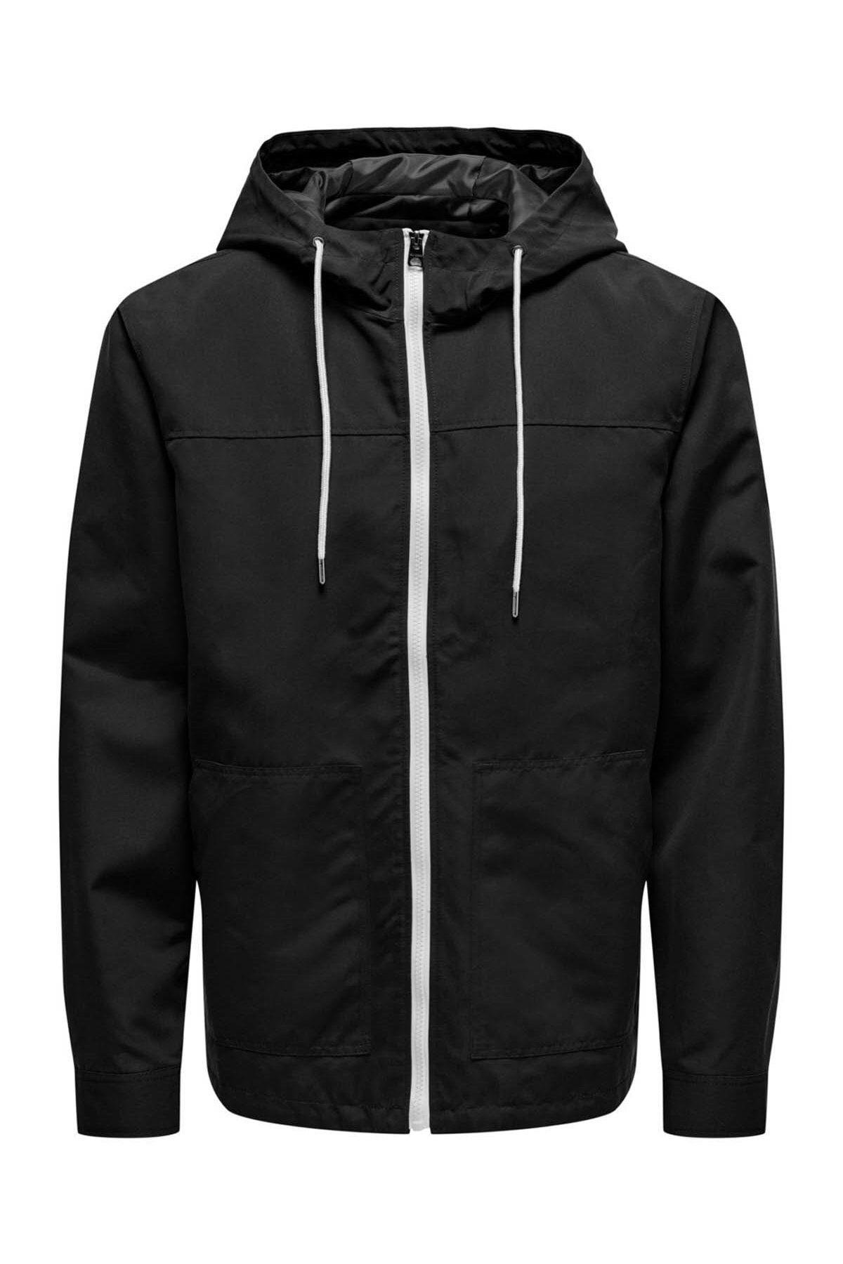 Only & Sons Erkek Günlük Ceket Mont Hood Jacket - 22024156 - Only & Sons - 22024156