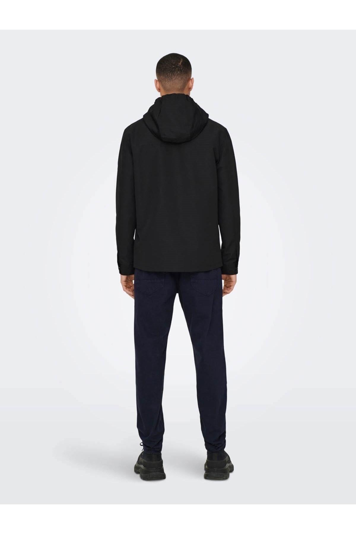 Only & Sons Erkek Günlük Ceket Mont Hood Jacket - 22024156 - Only & Sons - 22024156