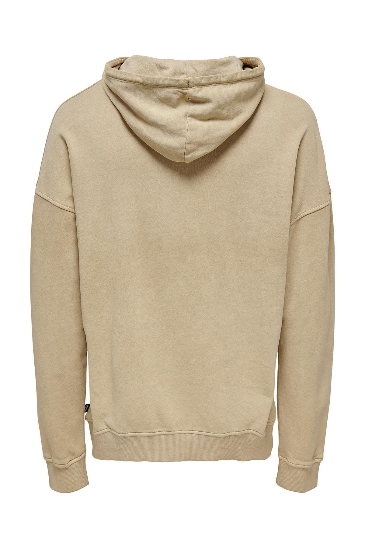 Only & Sons Erkek Kapüşonlu Sweatshirt Hoodie 22020931 - Only & Sons - 22020931