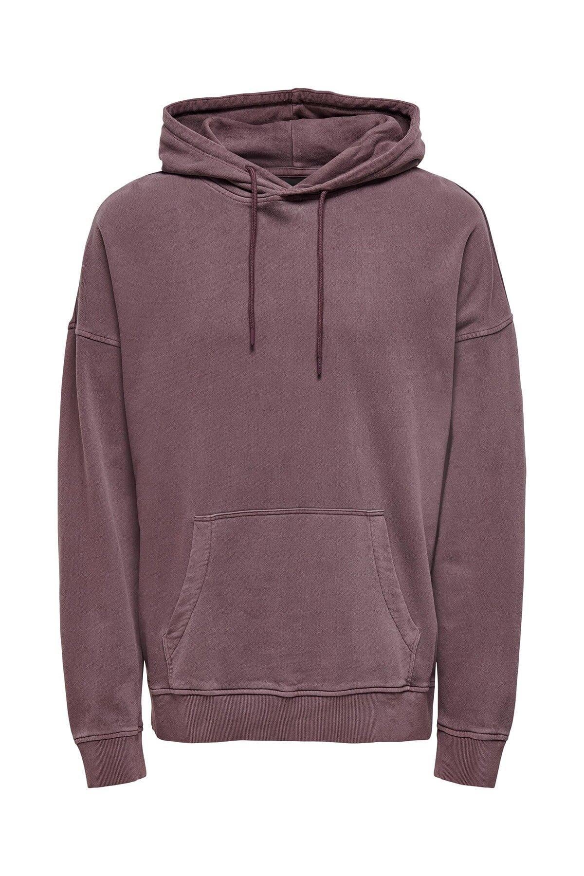 Only & Sons Erkek Kapüşonlu Sweatshirt Hoodie 22020931 - Only & Sons - 22020931