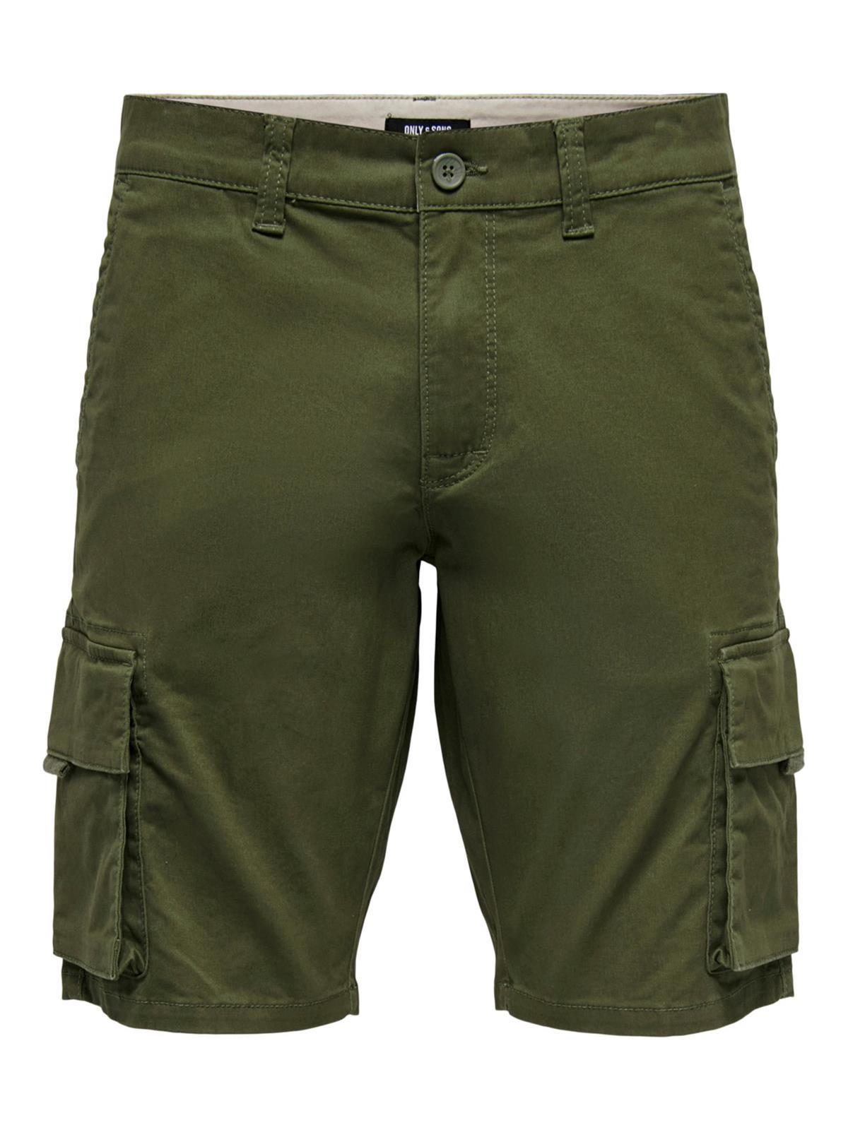 Only & Sons Erkek Kargo Cepli Şort Cargo Shorts- 22024564 - Only & Sons - 22024564