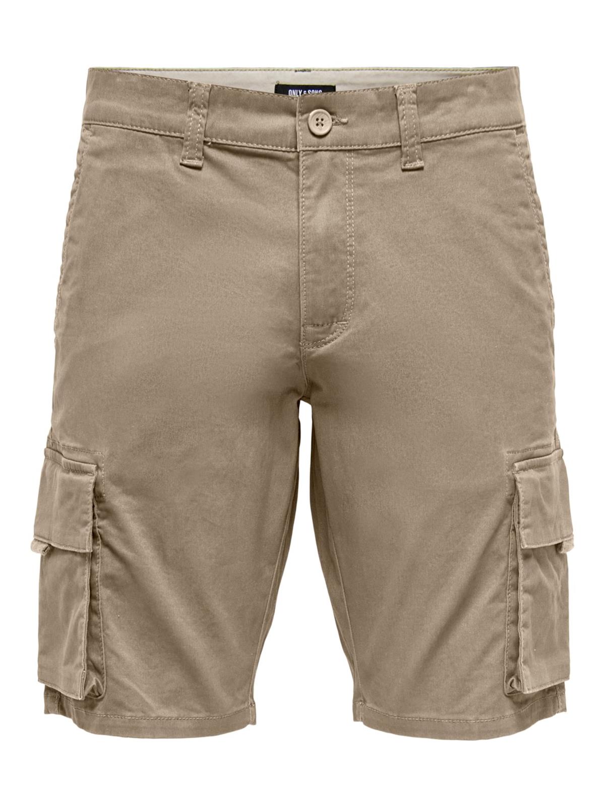 Only & Sons Erkek Kargo Cepli Şort Cargo Shorts- 22024564 - Only & Sons - 22024564