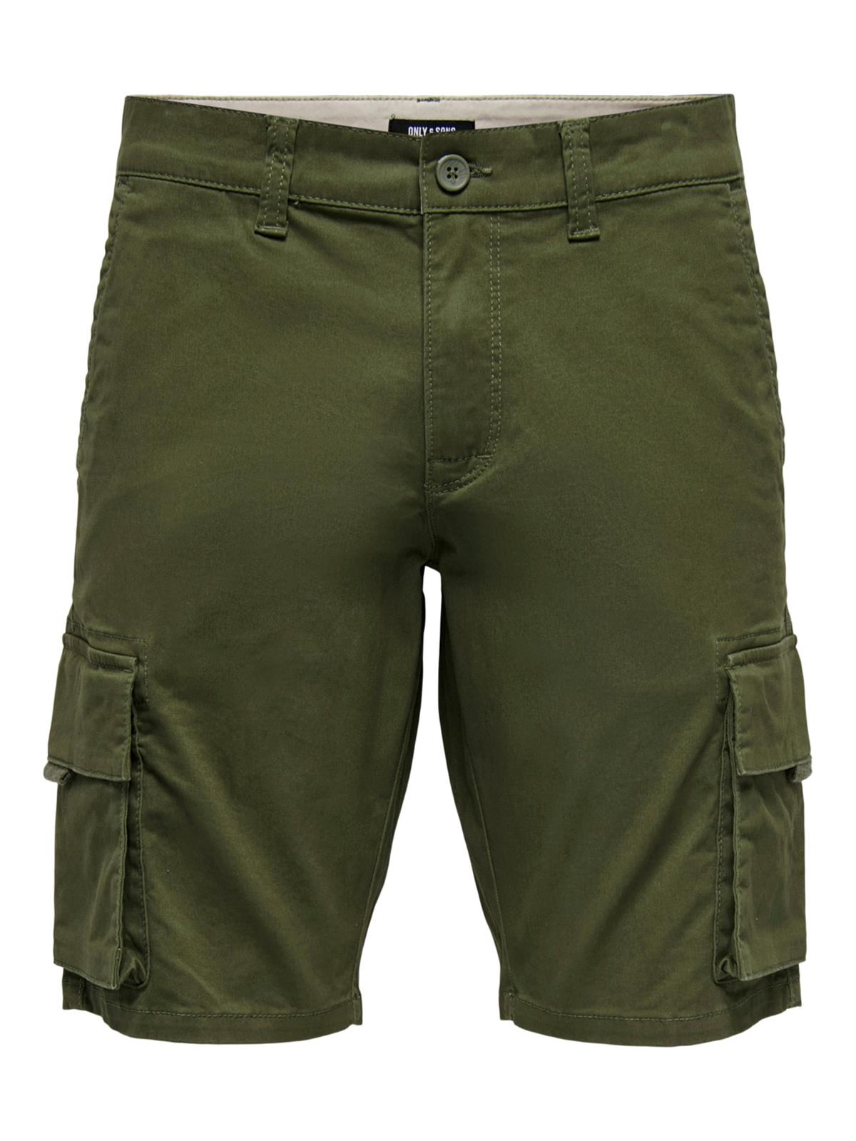 Only & Sons Erkek Kargo Cepli Şort Cargo Shorts- 22024564 - Only & Sons - 22024564