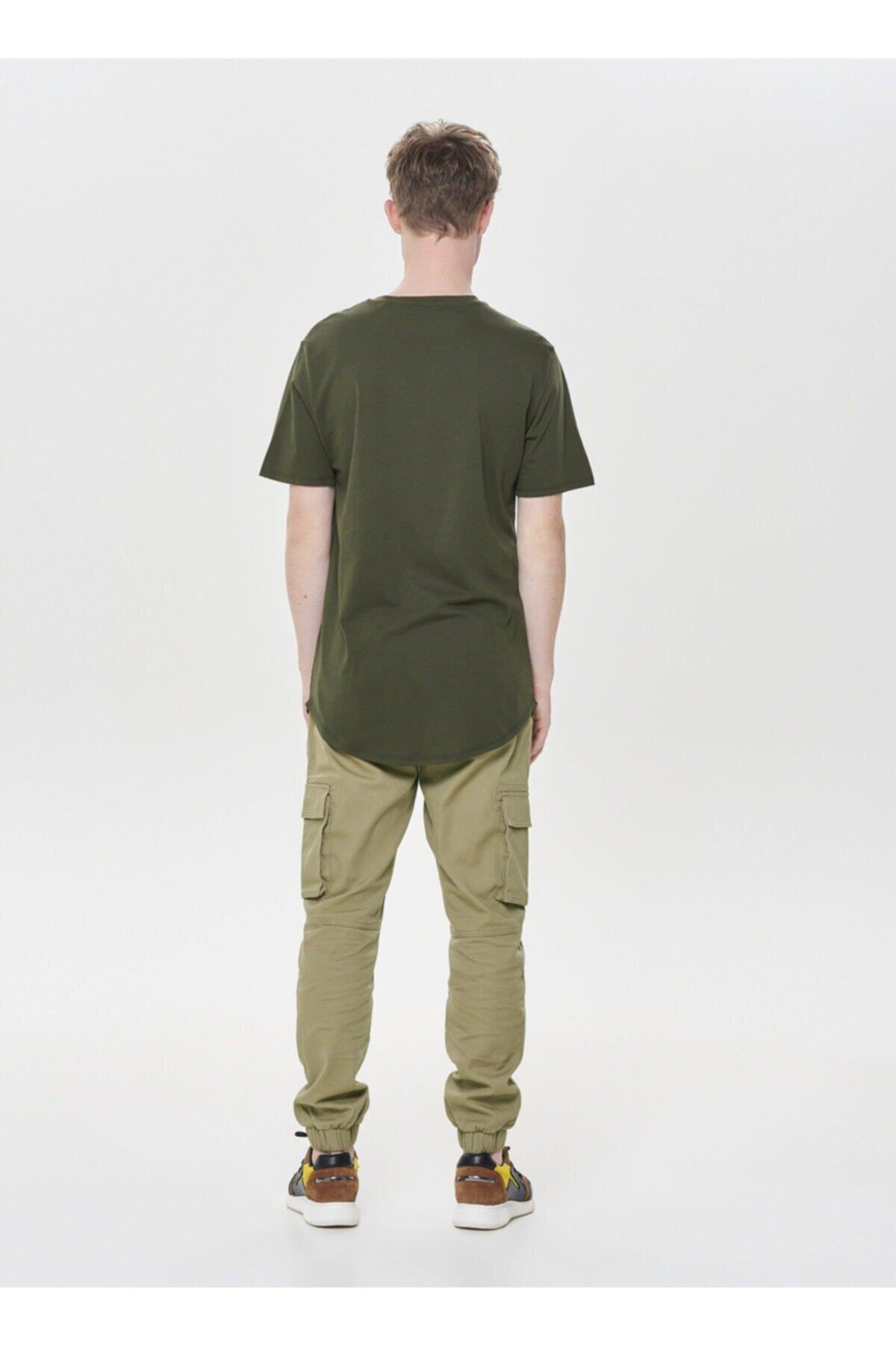 Only & Sons Erkek Kısa Kollu Regular Fit T-shirt 22002973 - Only & Sons - 22002973