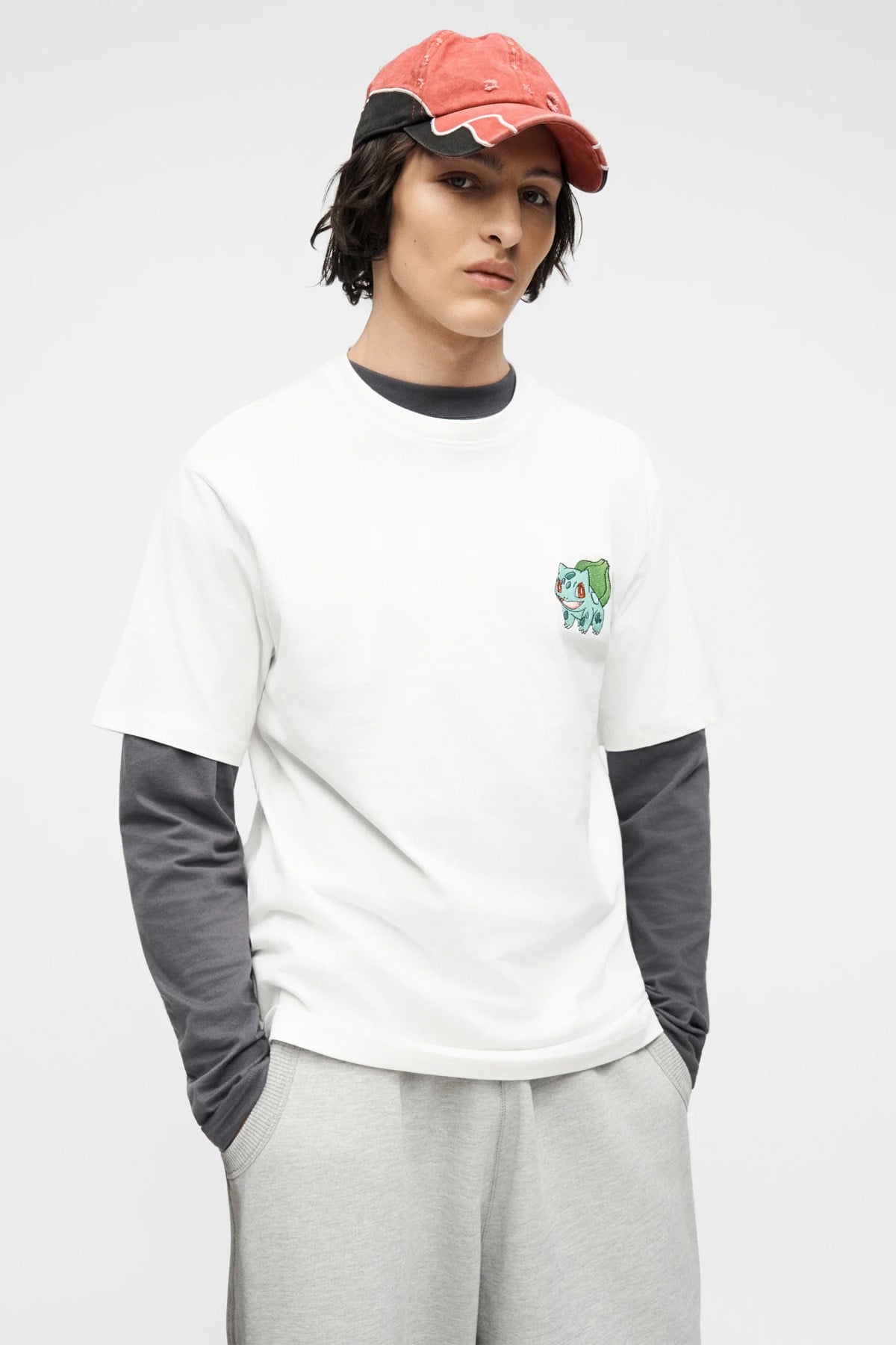Only & Sons Erkek Lisanslı Bulbasaur Pokemon T-shirt - Only & Sons - blb-22037659