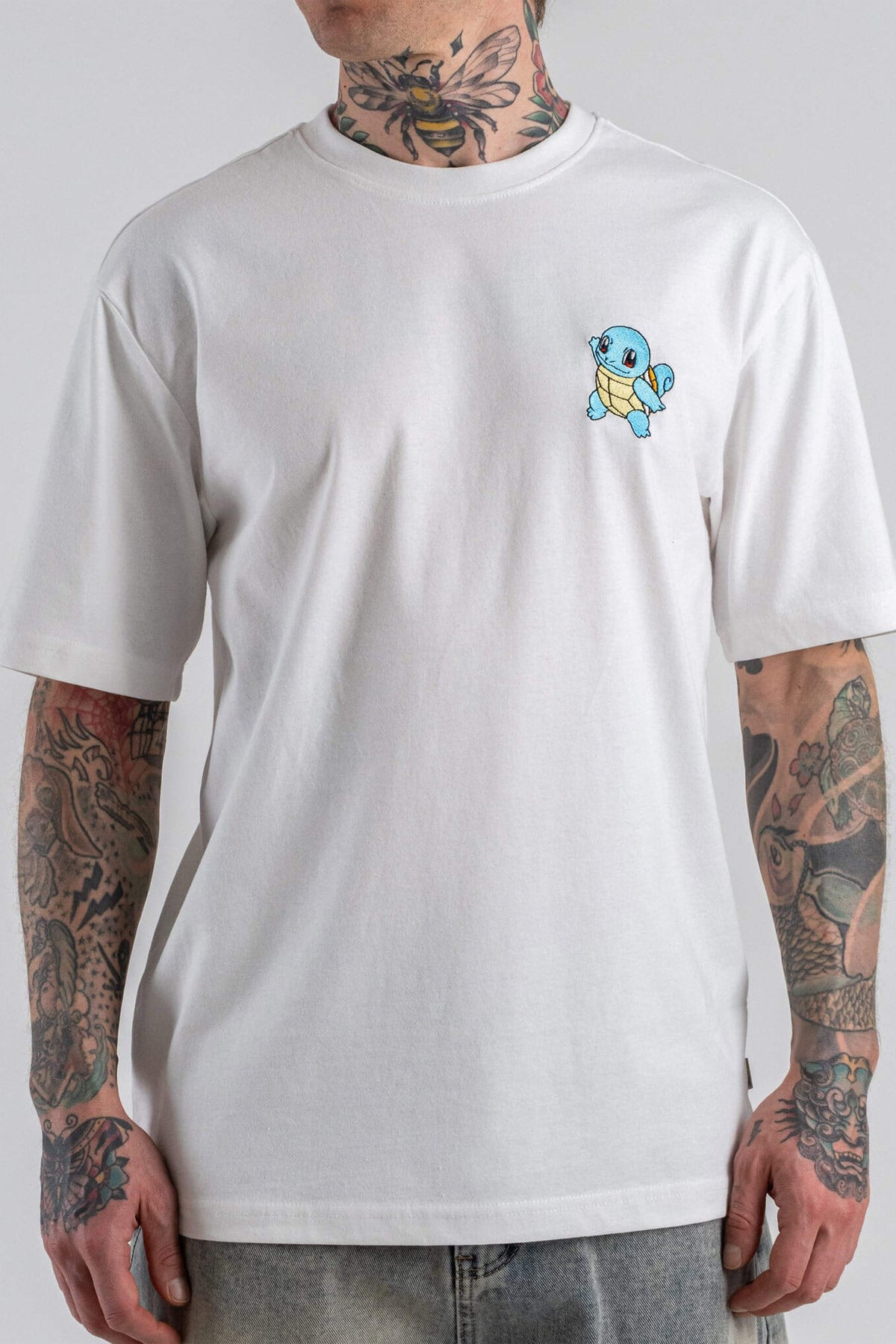 Only & Sons Erkek Lisanslı Nakış Squirtle Pokemon T-shirt - 22037659 - Only & Sons - sqr-22037659-1