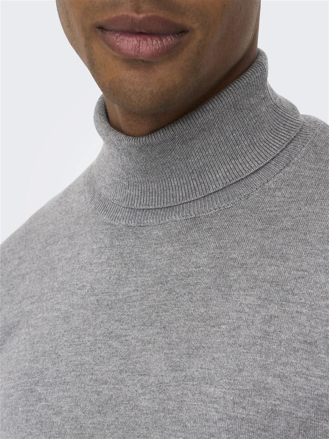 Only & Sons Erkek Mevsimlik Boğazlı Kazak - 22020879 - Only & Sons - 22020879