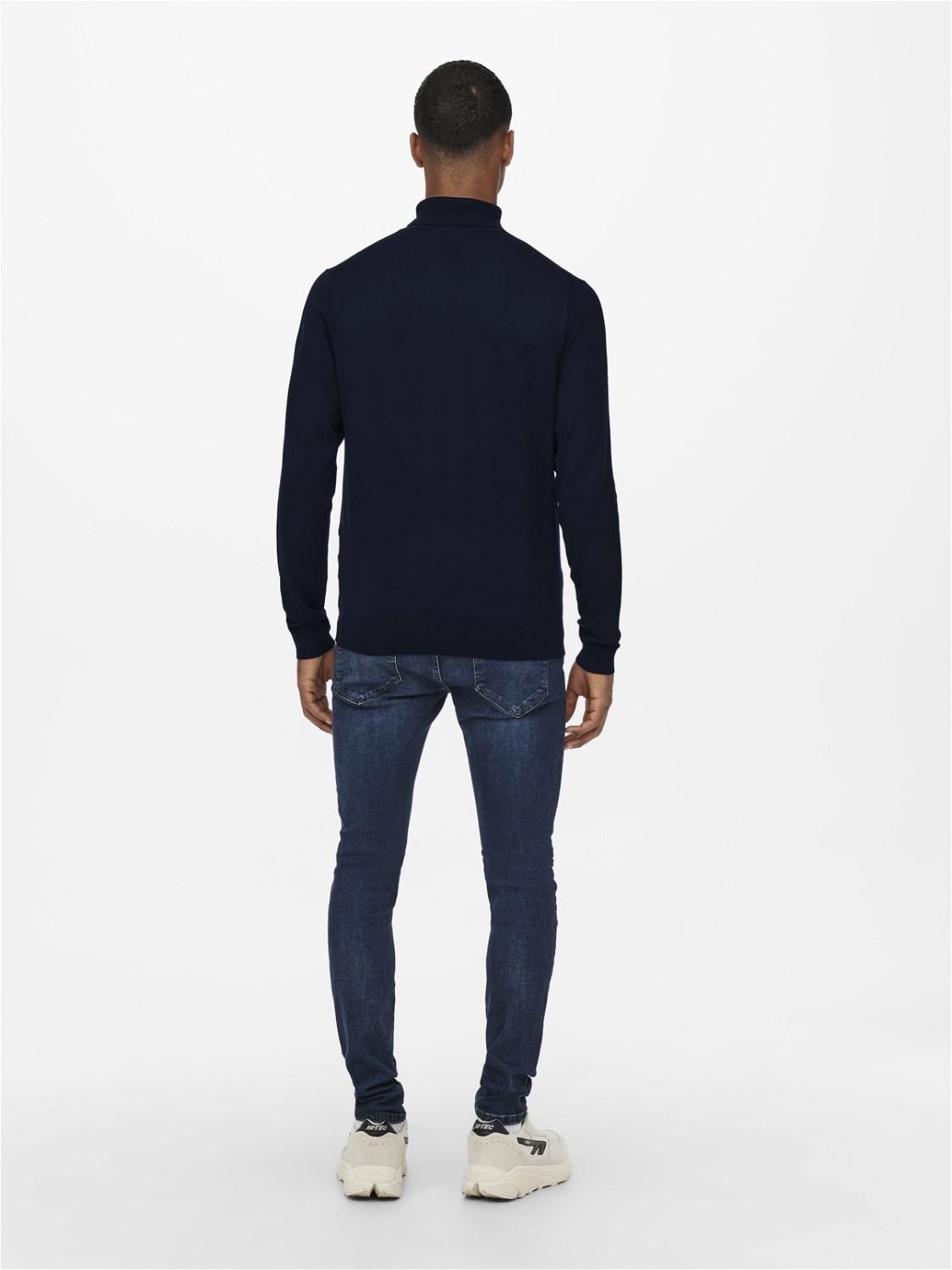 Only & Sons Erkek Mevsimlik Boğazlı Kazak - 22020879 - Only & Sons - 22020879