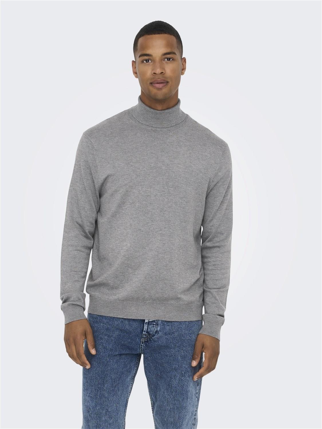 Only & Sons Erkek Mevsimlik Boğazlı Kazak - 22020879 - Only & Sons - 22020879