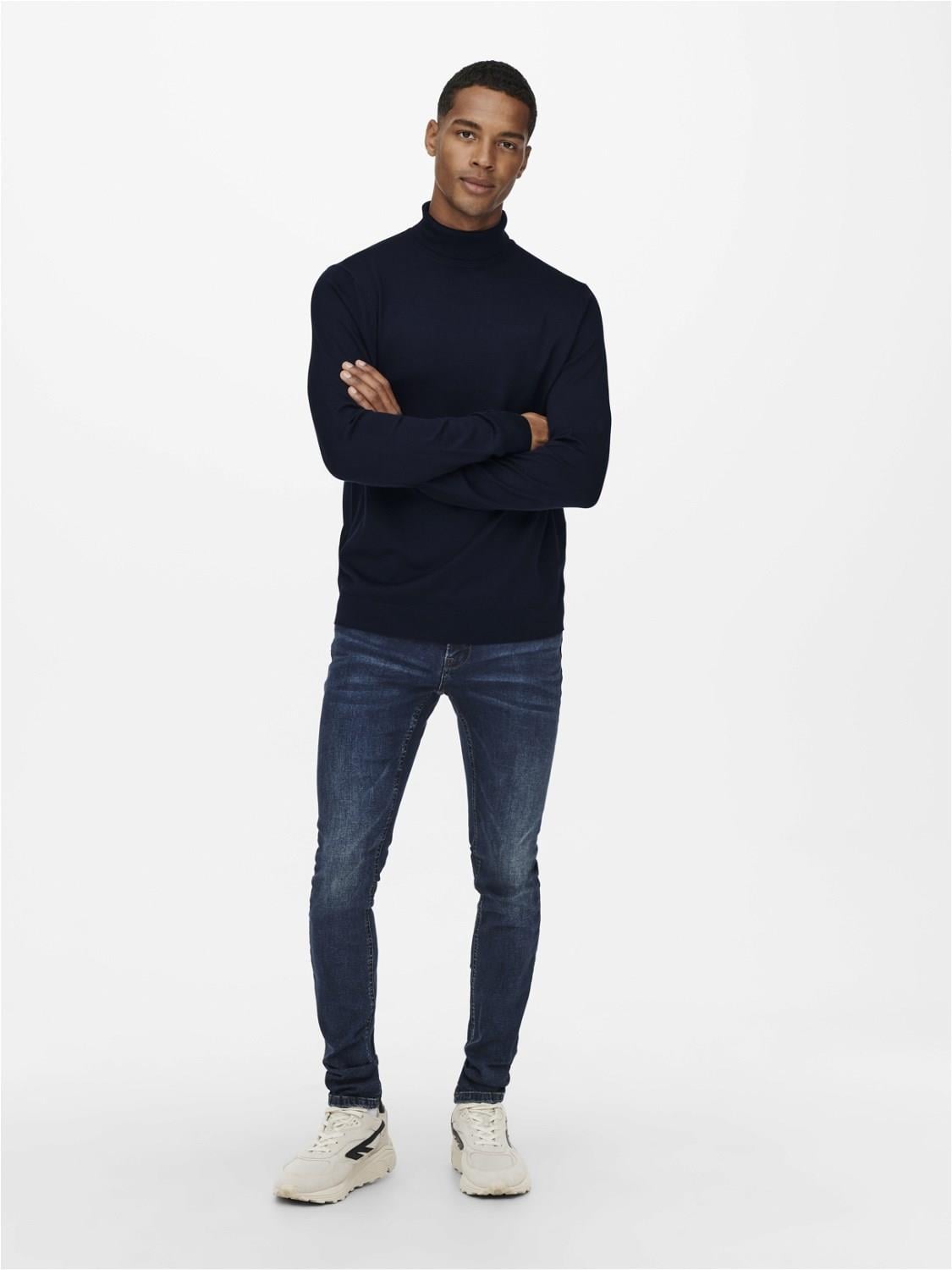 Only & Sons Erkek Mevsimlik Boğazlı Kazak - 22020879 - Only & Sons - 22020879